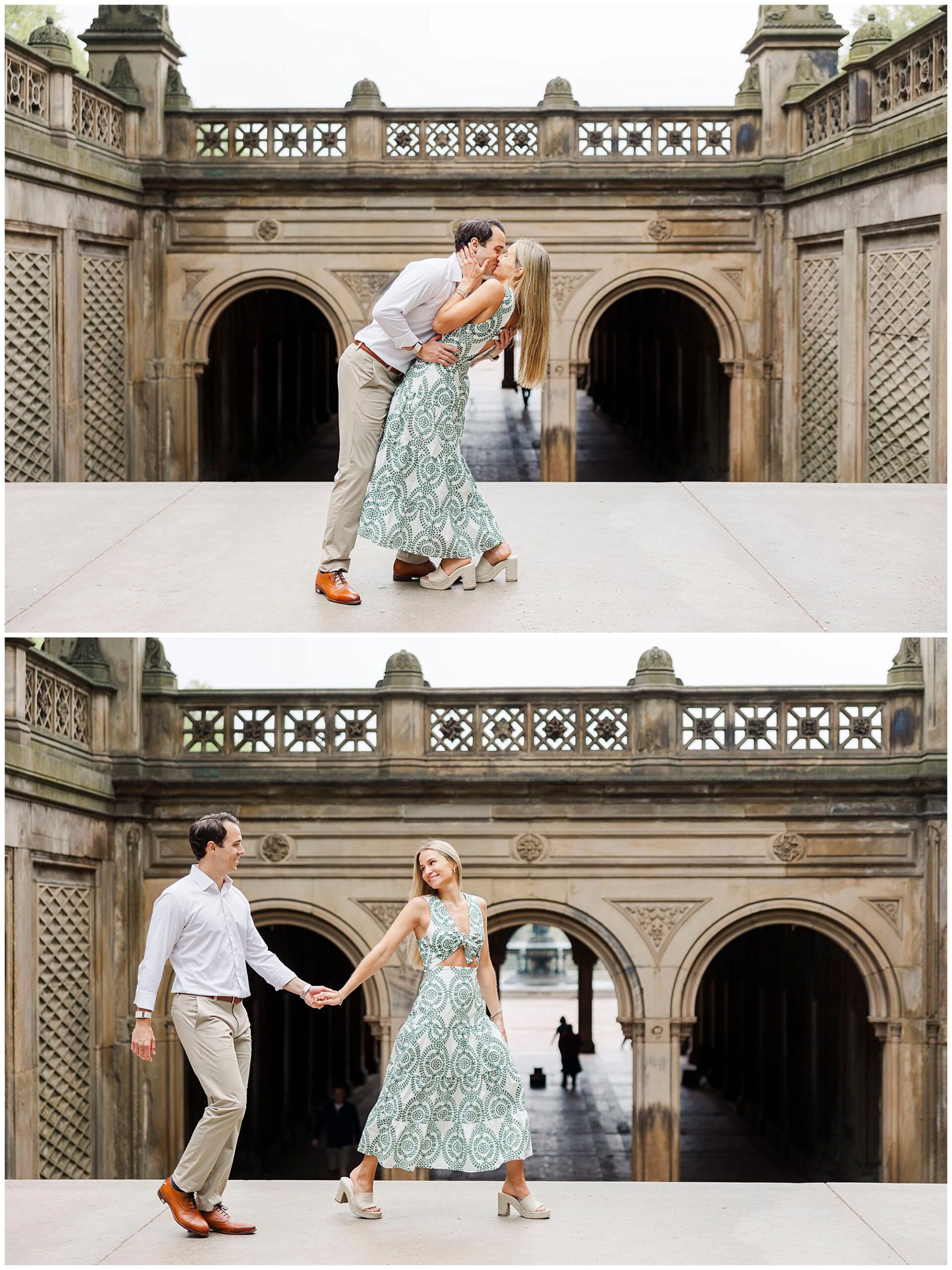 Flawless central park engagement photoshoot