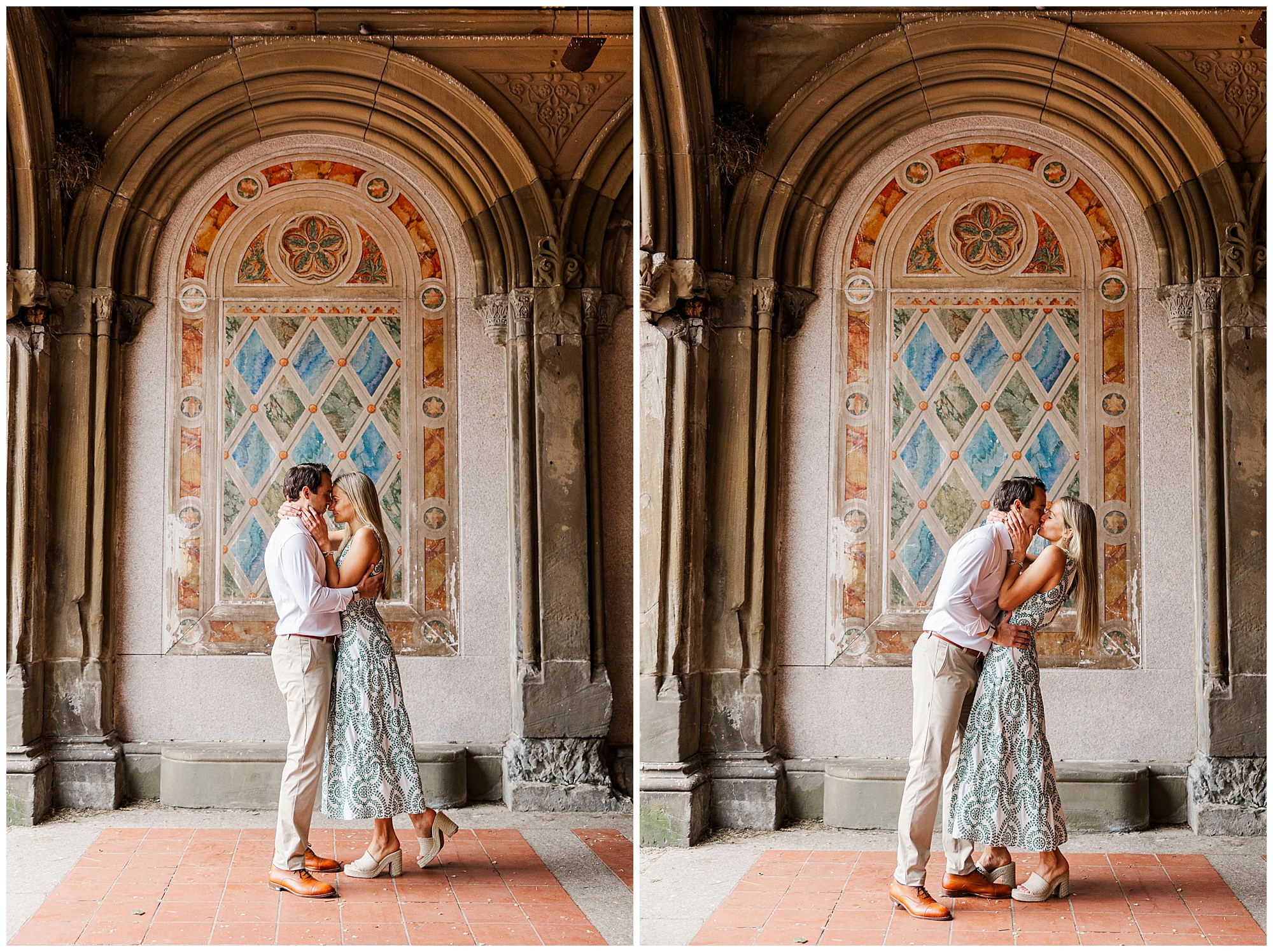 Breathtaking central park engagement photoshoot