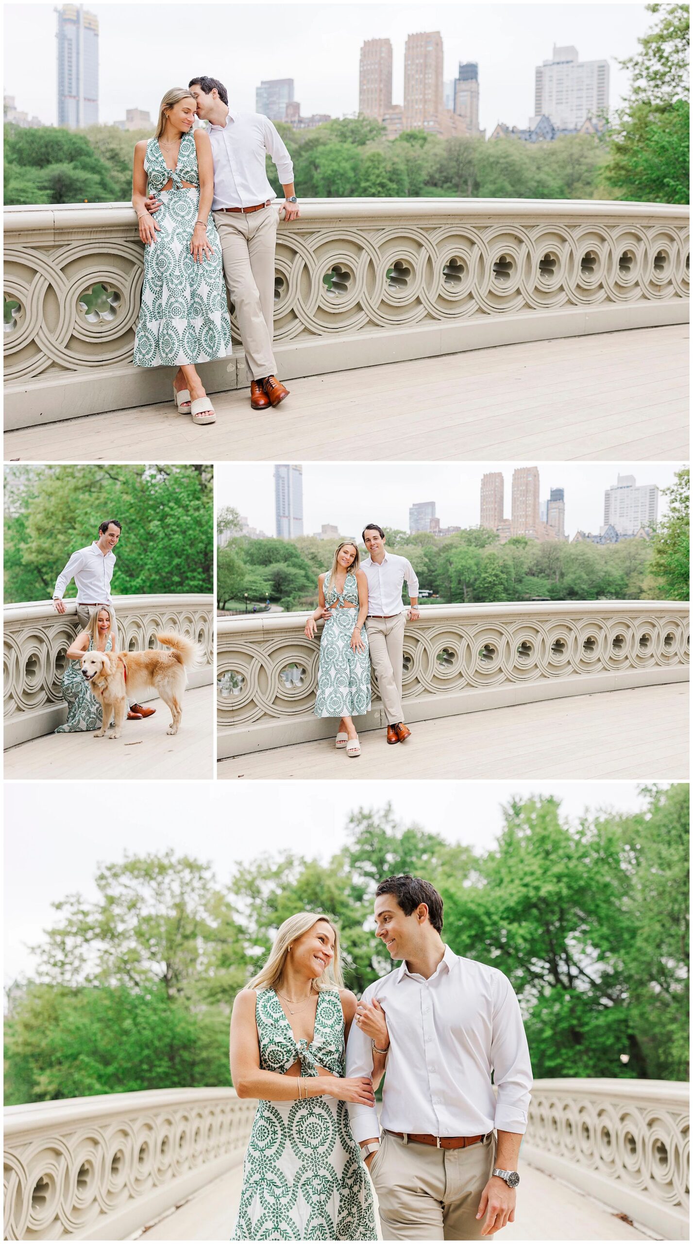 Magical central park engagement photoshoot