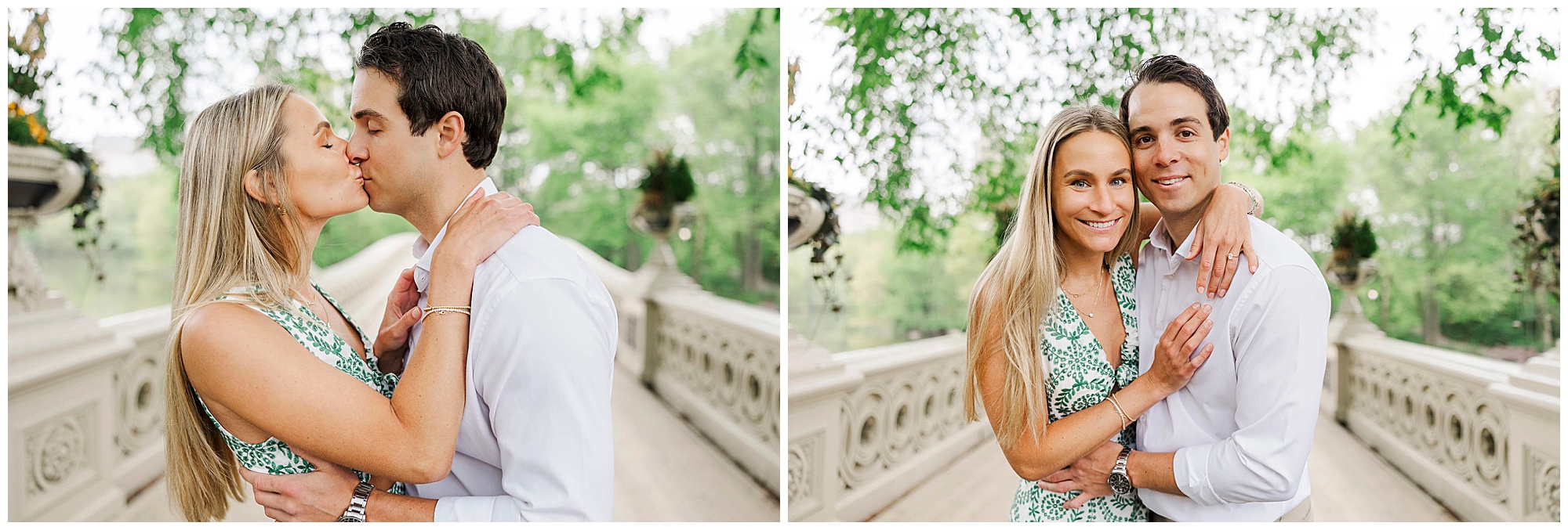 Beautiful central park engagement photoshoot