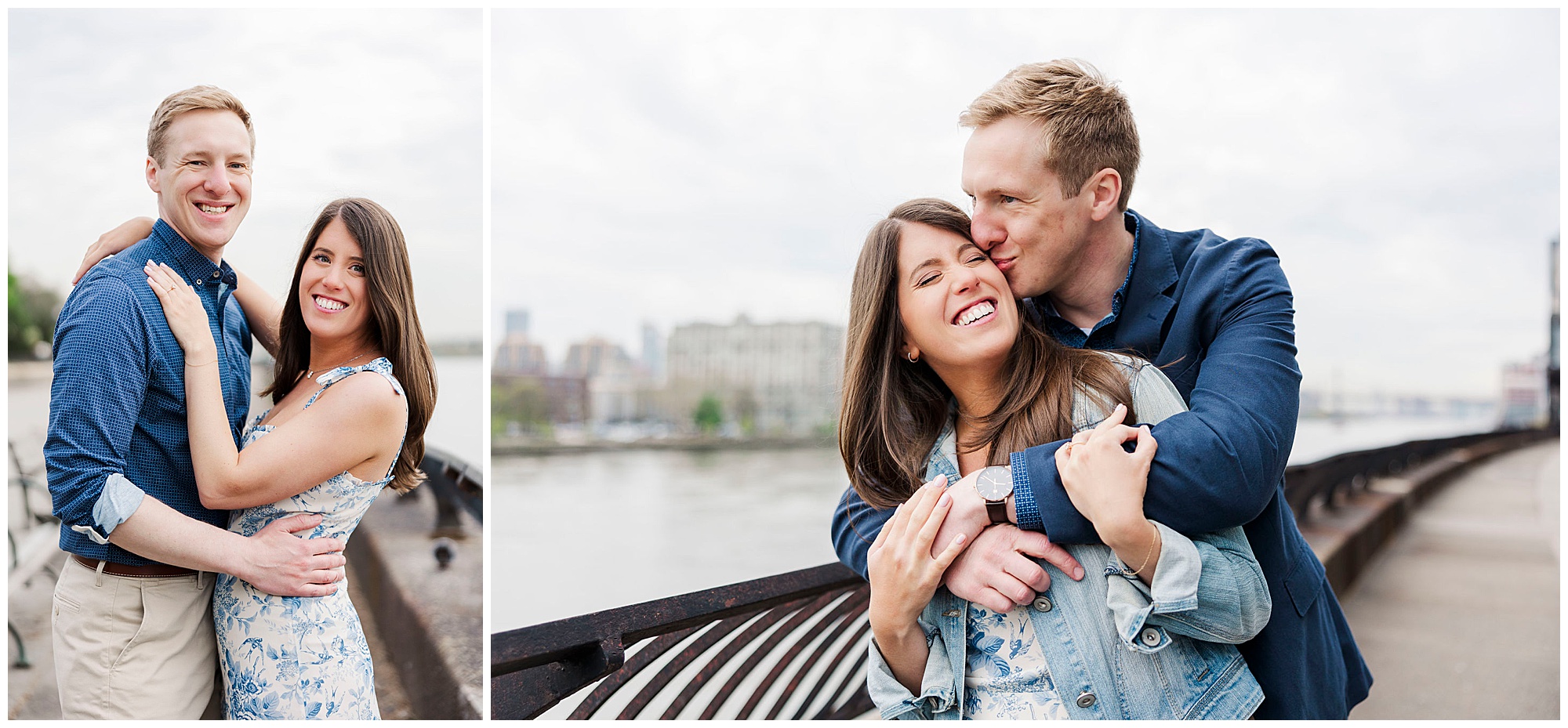 Fabulous carl schurz park engagement shoot in Spring