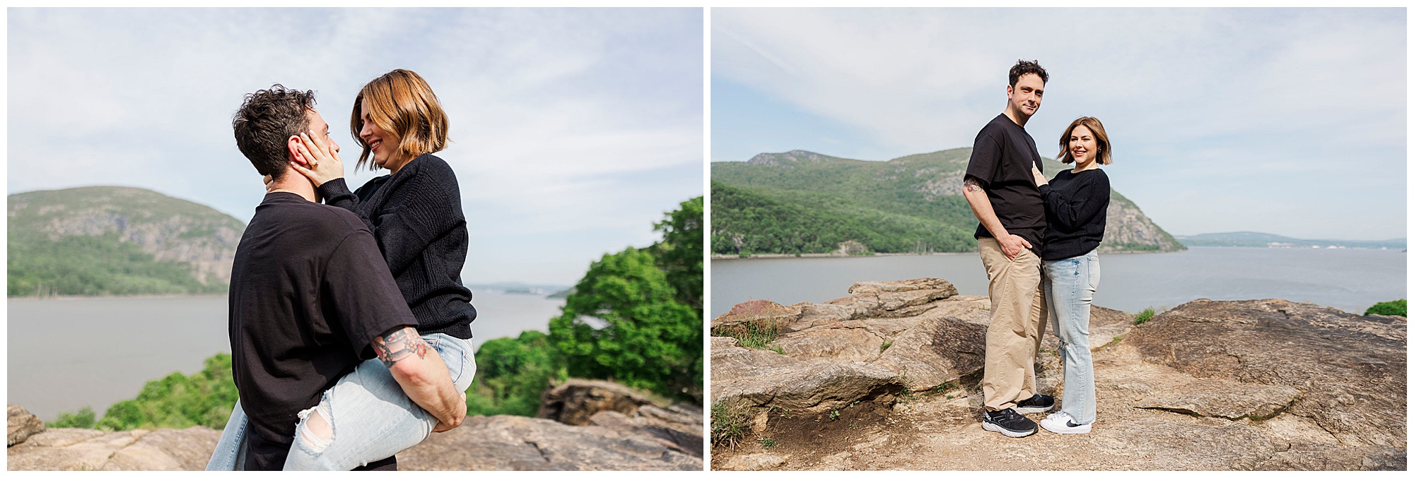 Joyous little stony point park engagement shoot