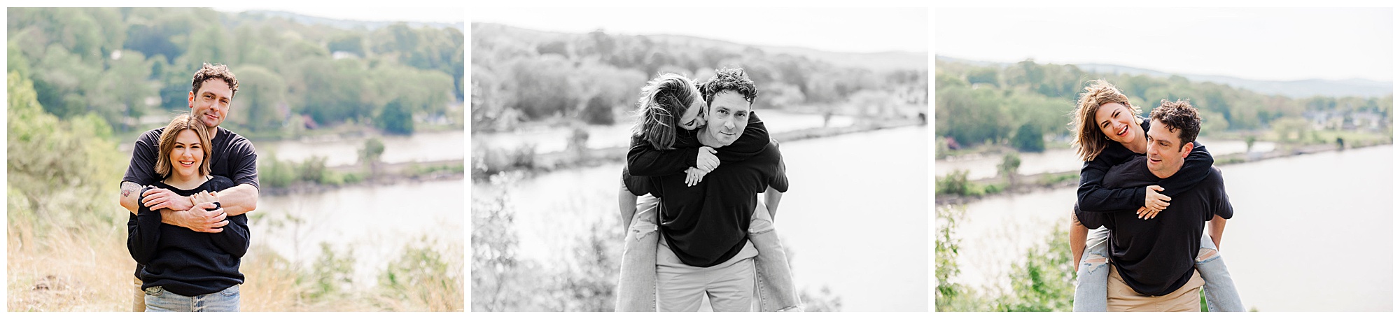 Whimsical little stony point park engagement shoot