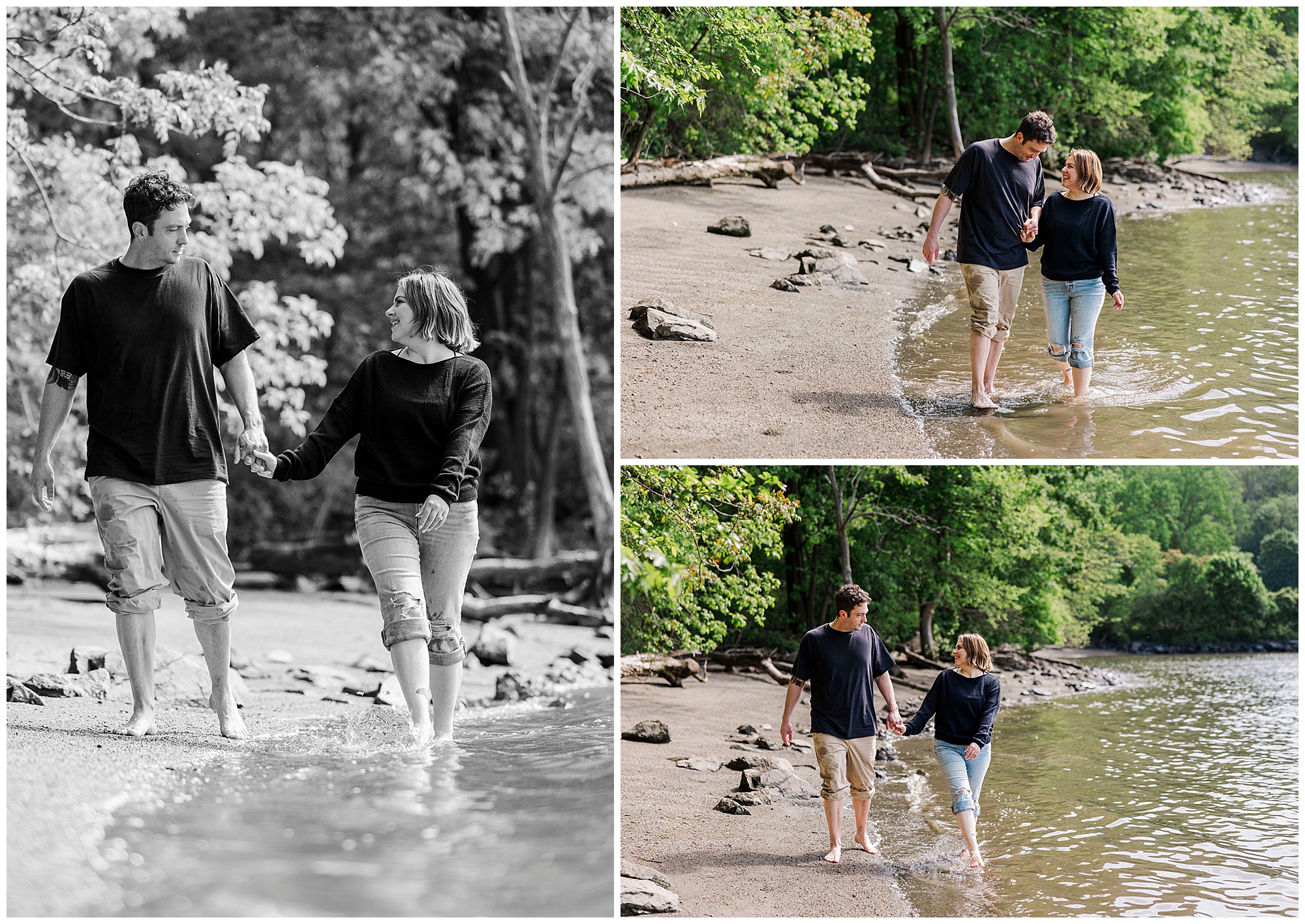 Gorgeous little stony point park engagement shoot