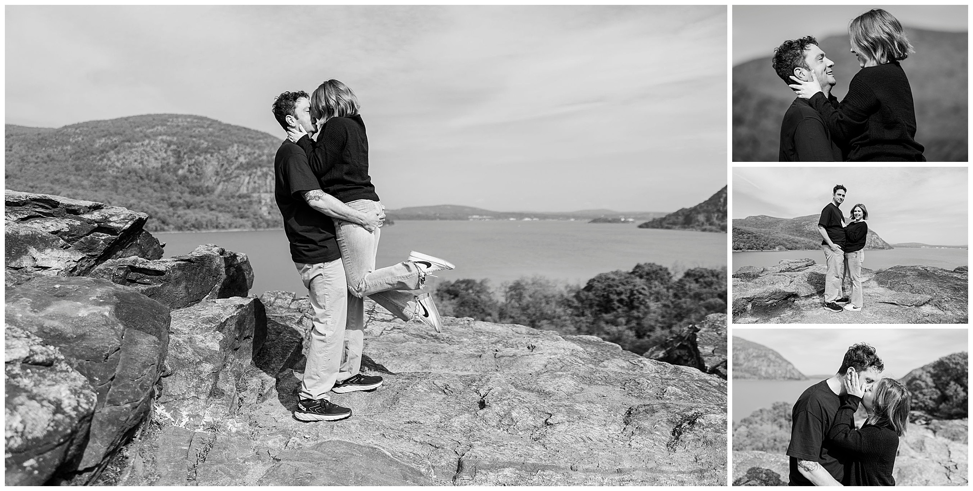 Iconic little stony point park engagement shoot