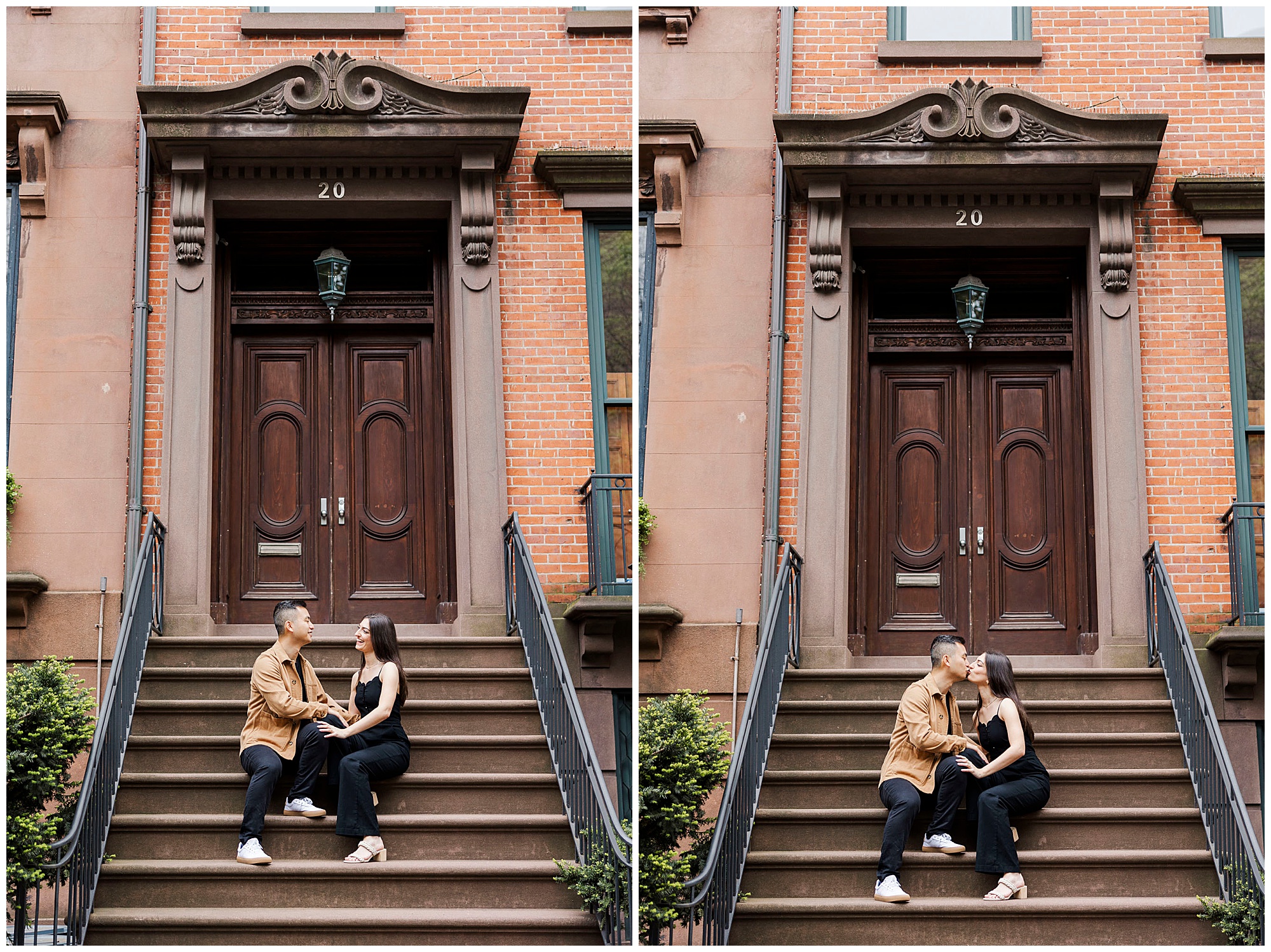 Magical brooklyn heights engagement session