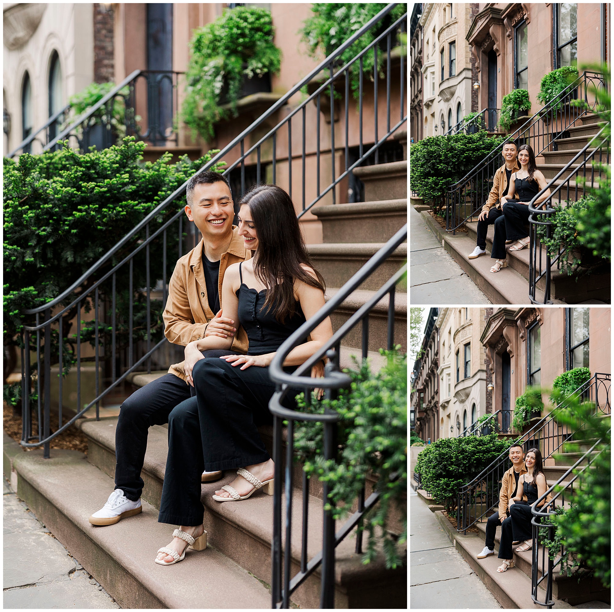 Beautiful brooklyn heights engagement session