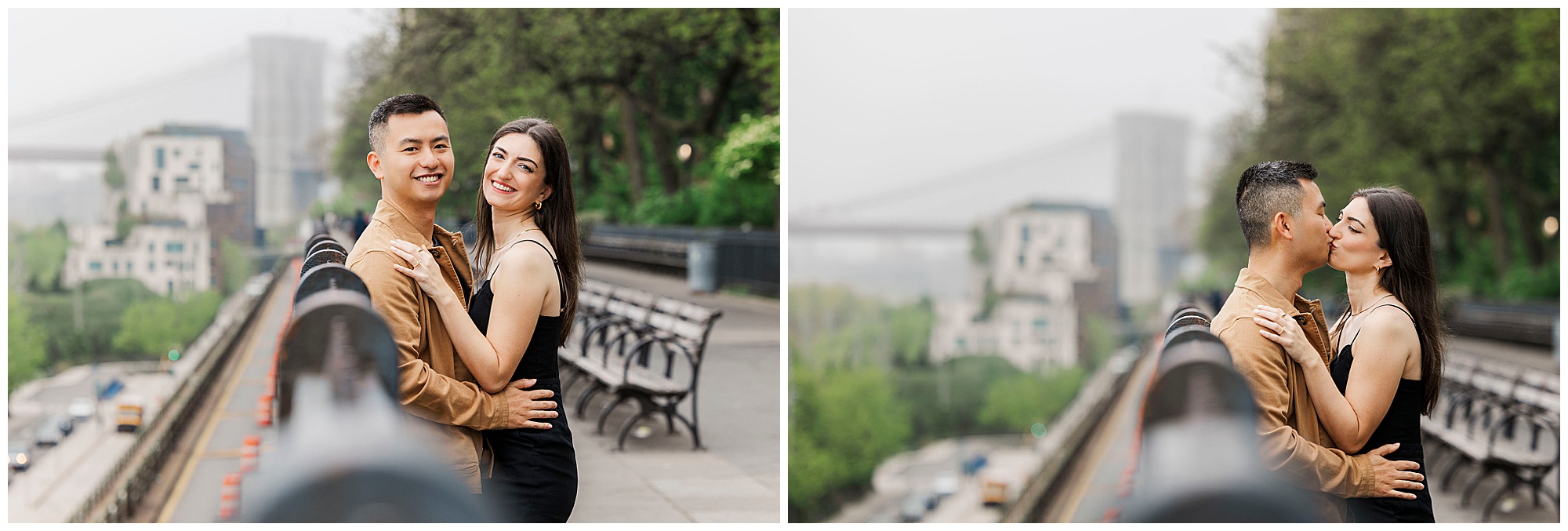 Charming brooklyn heights engagement session