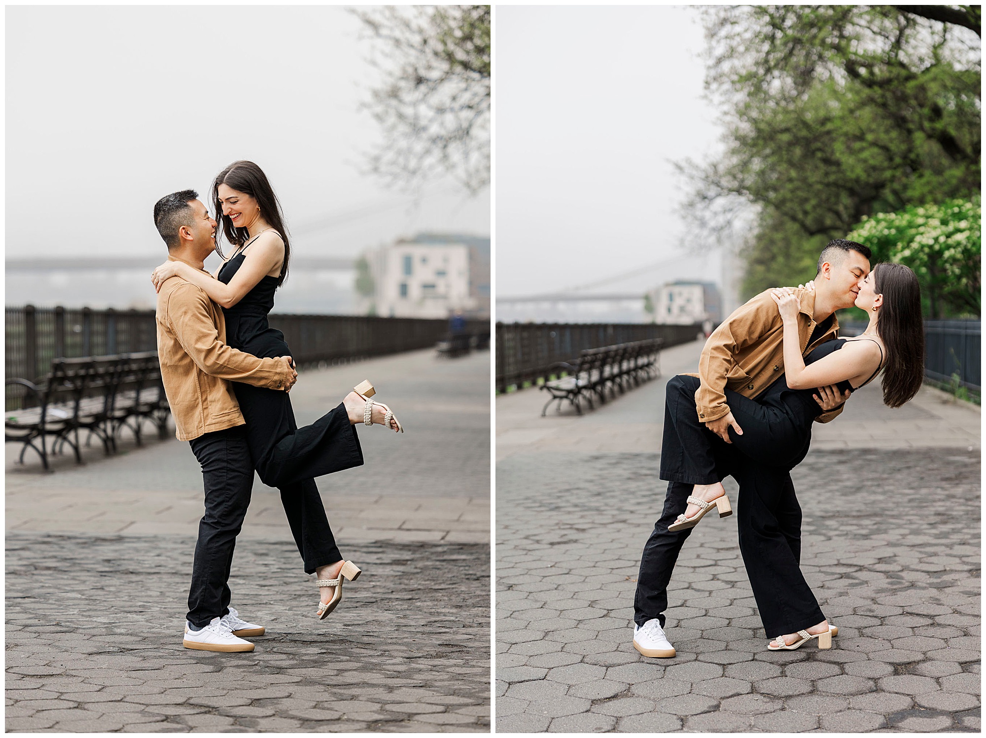 Flawless brooklyn heights engagement session