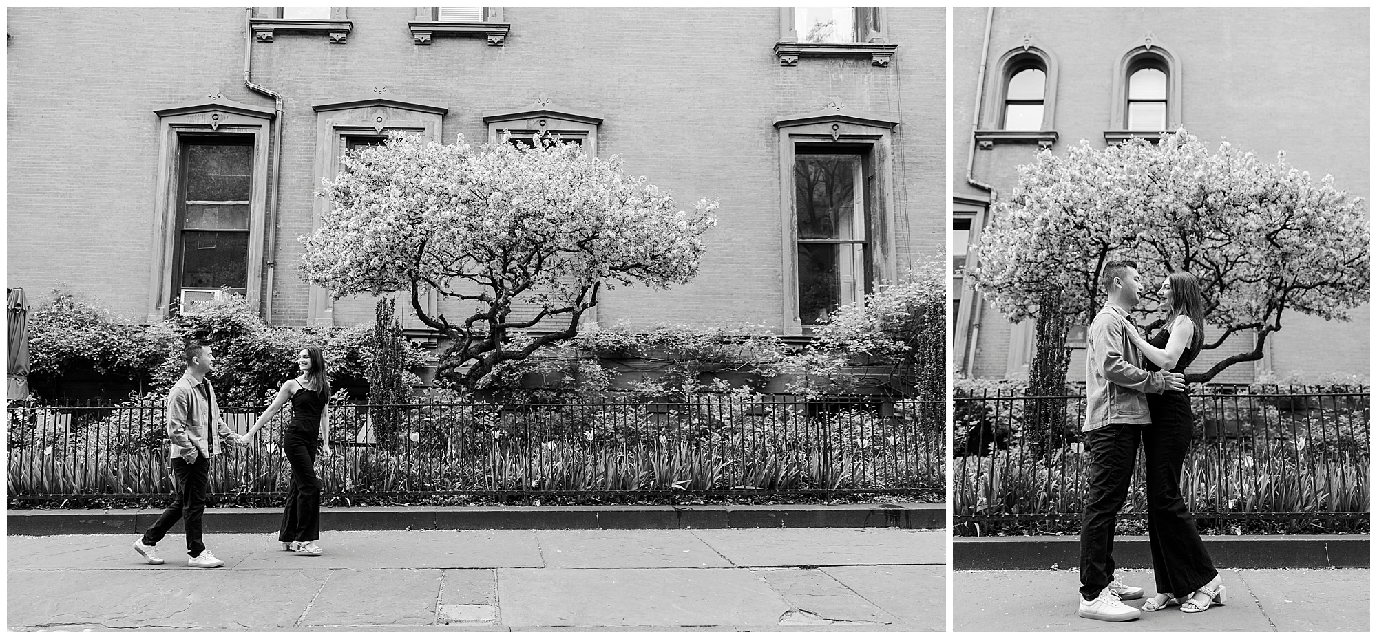 Jaw-Dropping brooklyn heights engagement session