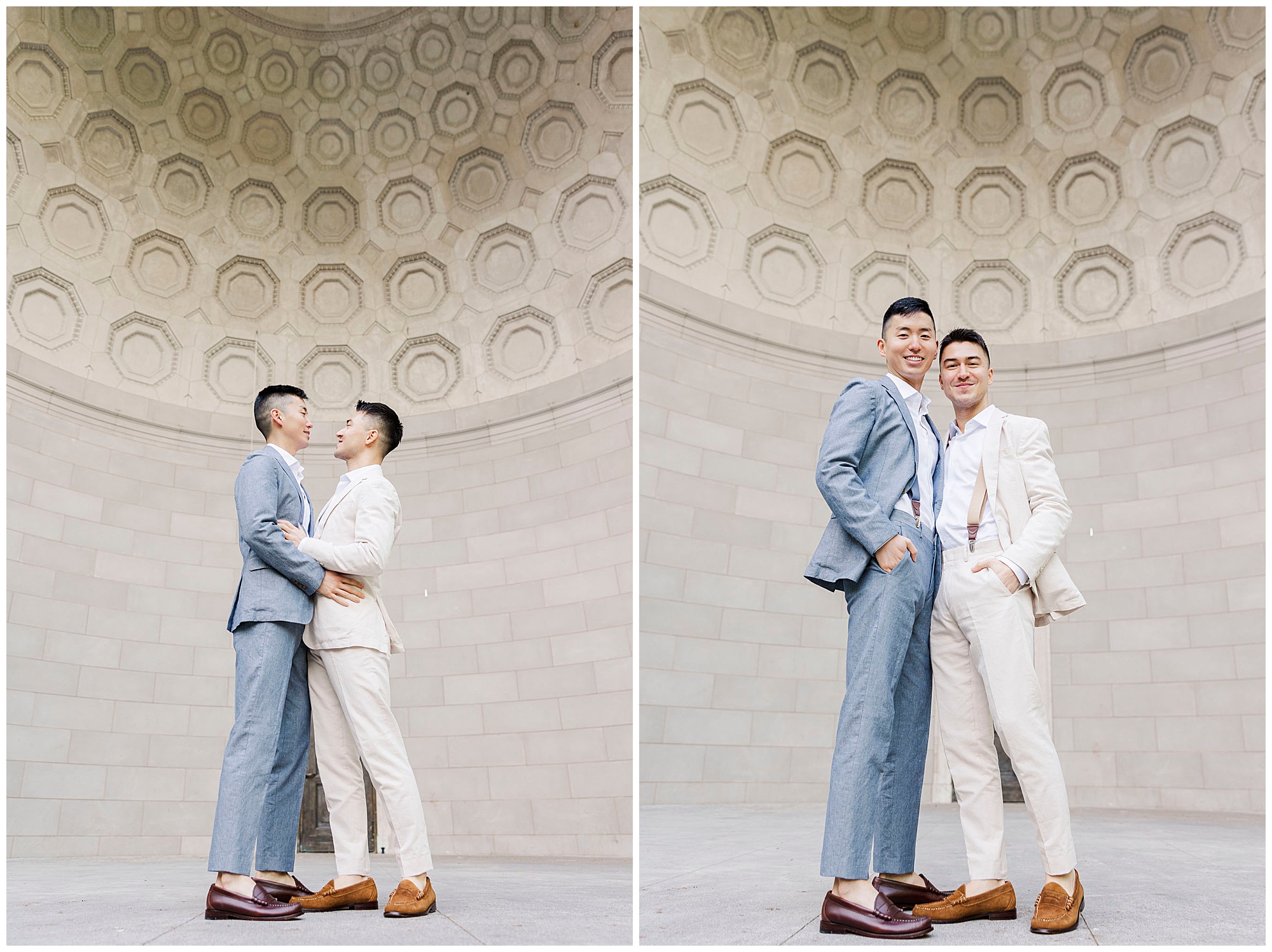 Breathtaking lgbtq engagement session in NYC