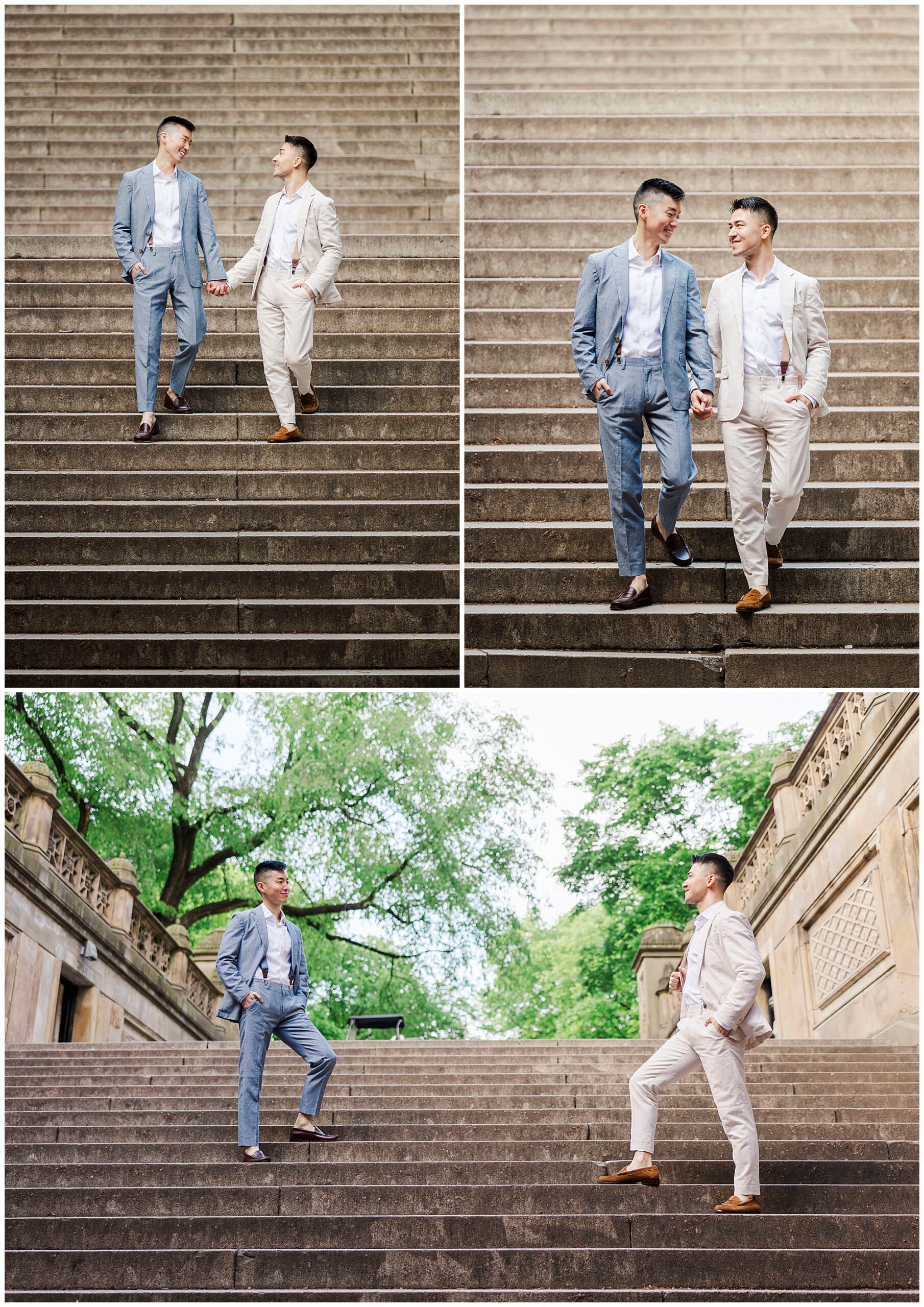 Unique lgbtq engagement session in NYC