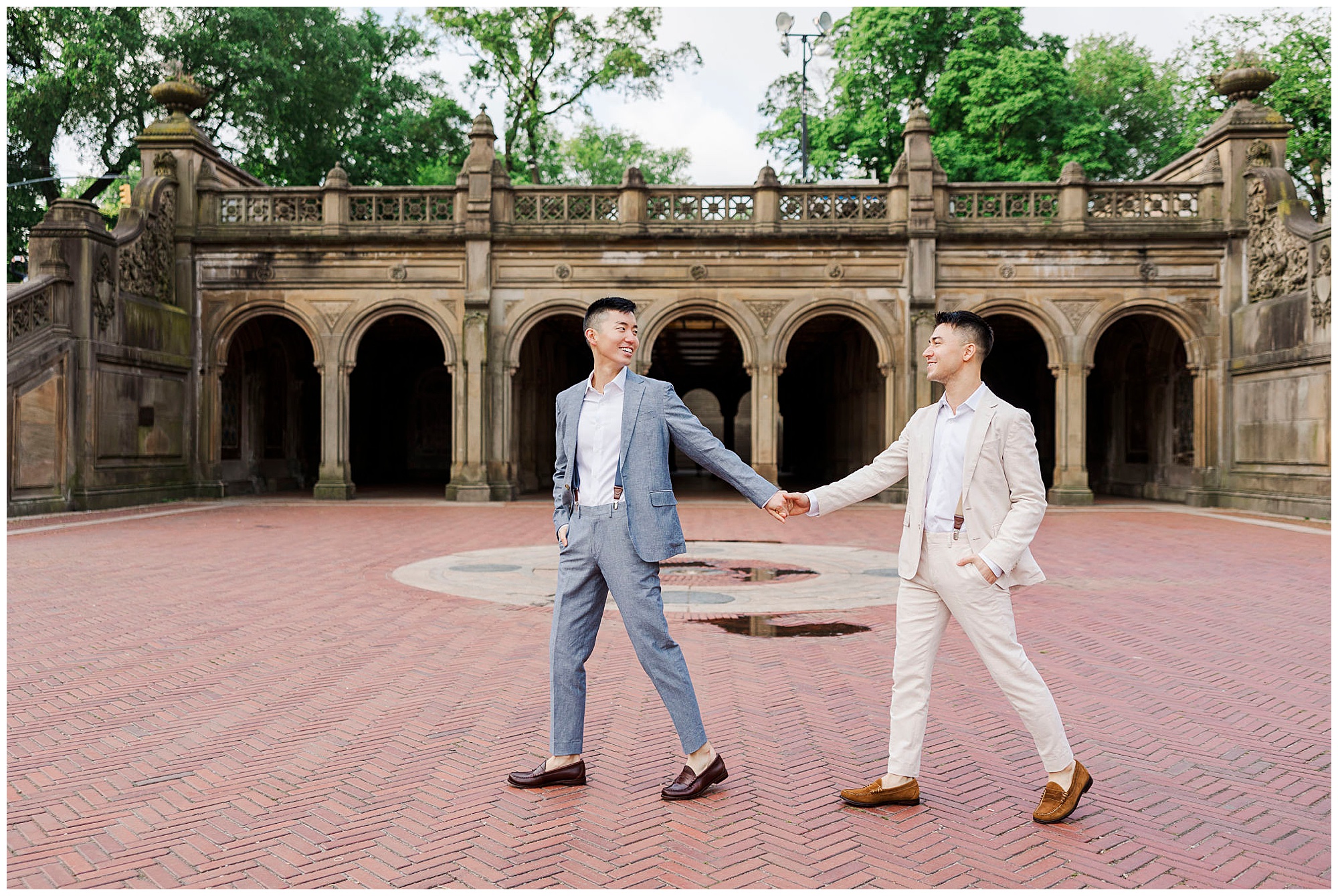 Magical lgbtq engagement session in NYC