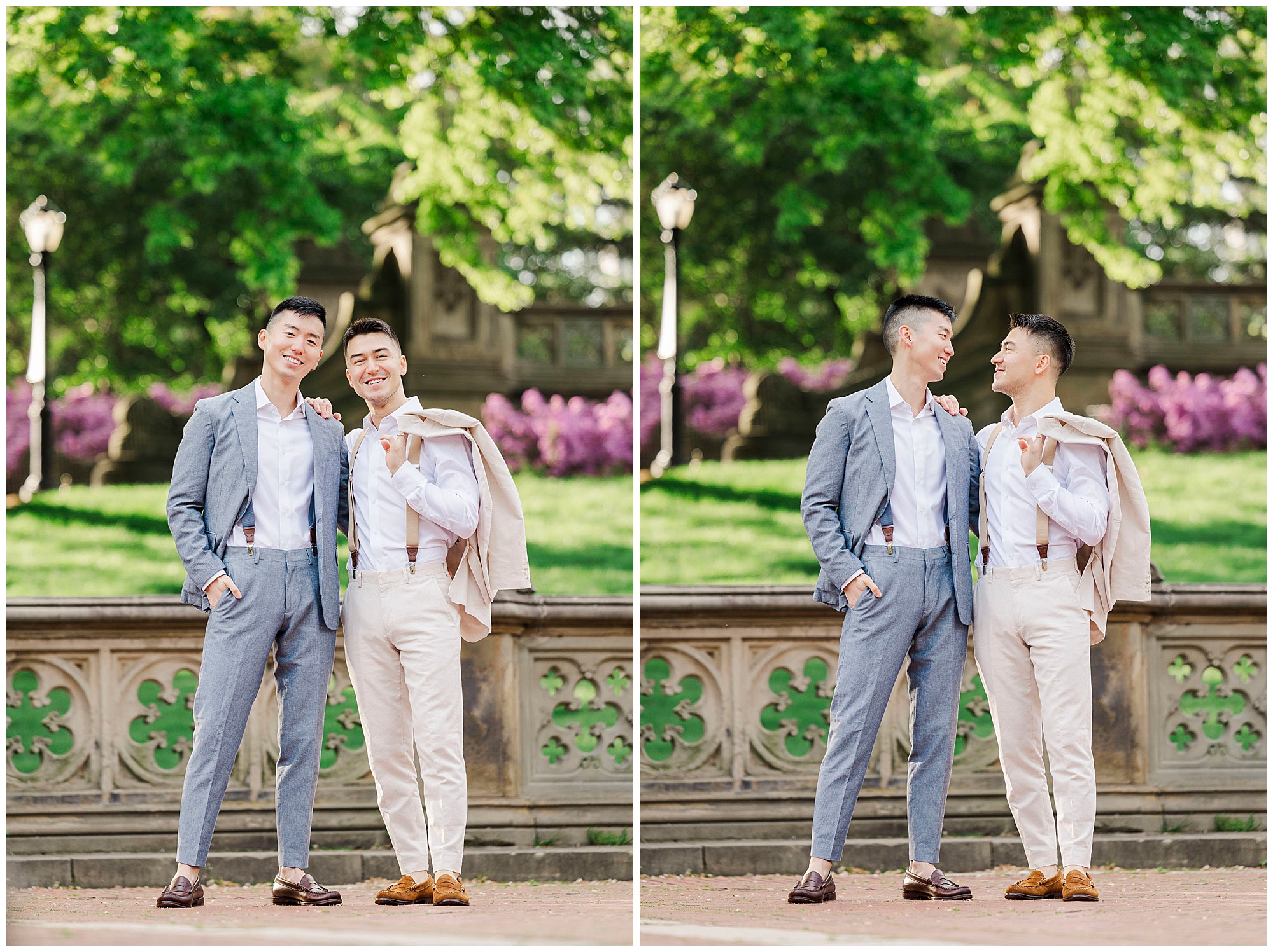 Beautiful lgbtq engagement session in NYC