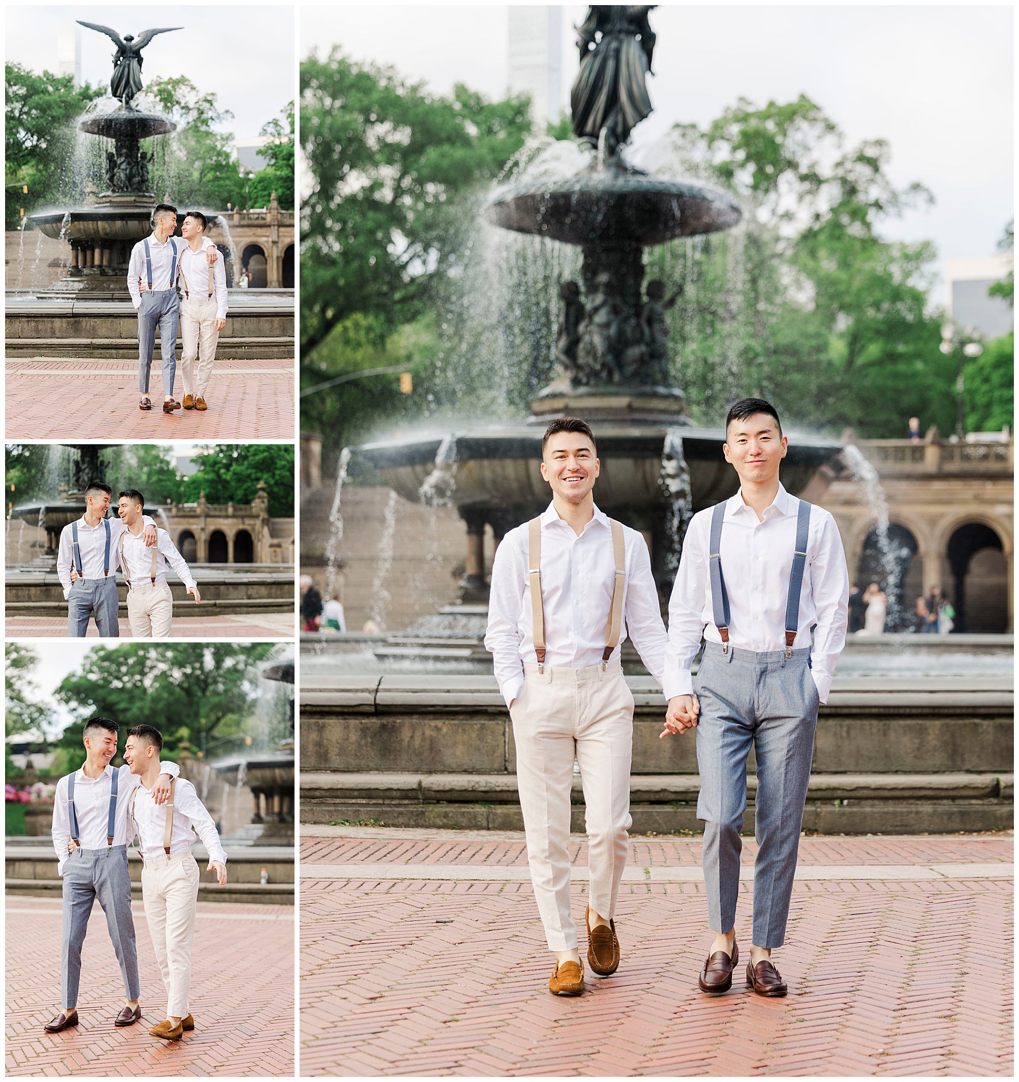 Candid lgbtq engagement session in NYC