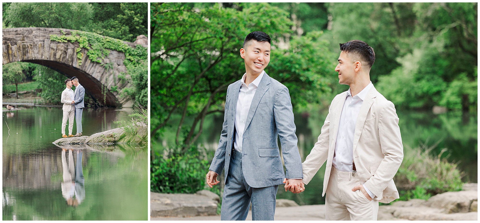 Dazzling lgbtq engagement session in NYC