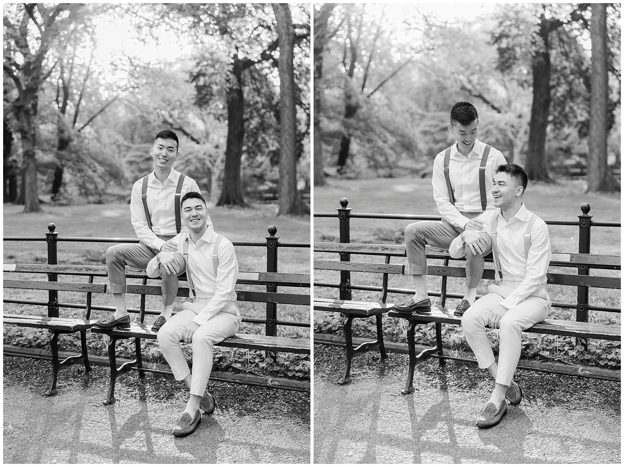 Charming lgbtq engagement session in NYC