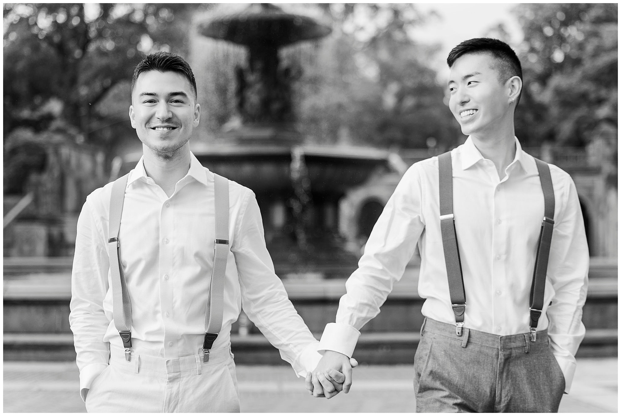 Stunning lgbtq engagement session in NYC