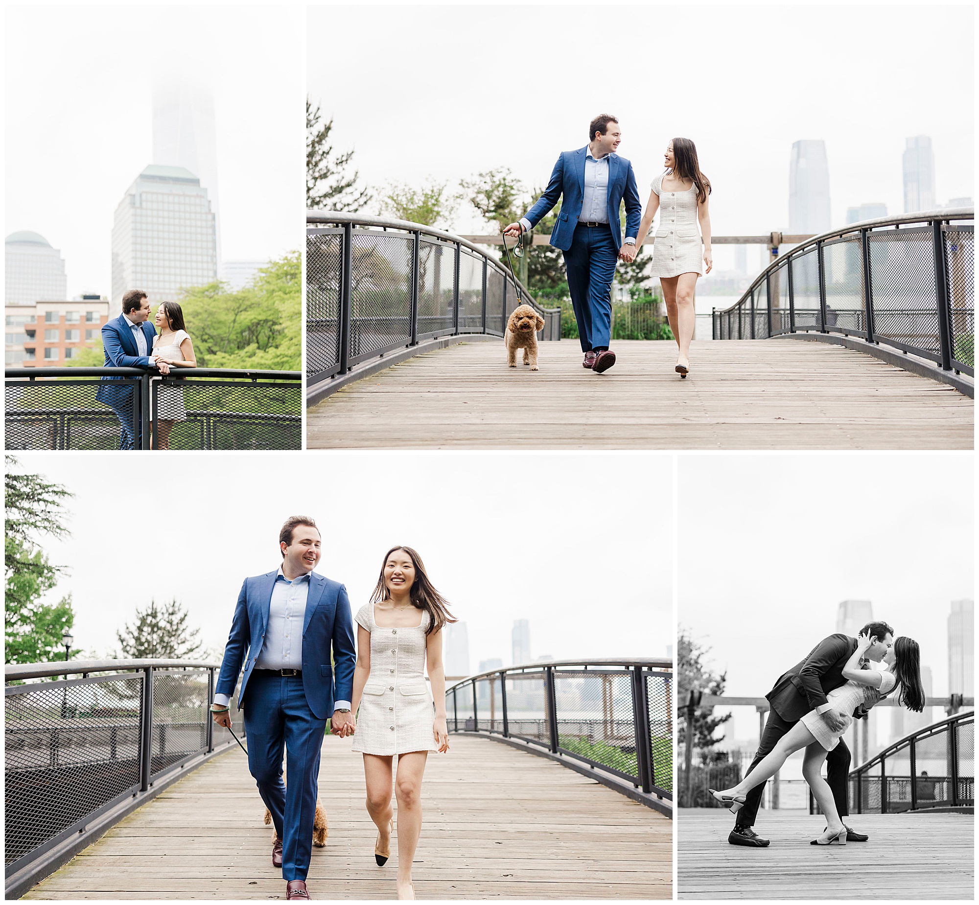 Fabulous engagement session at battery park