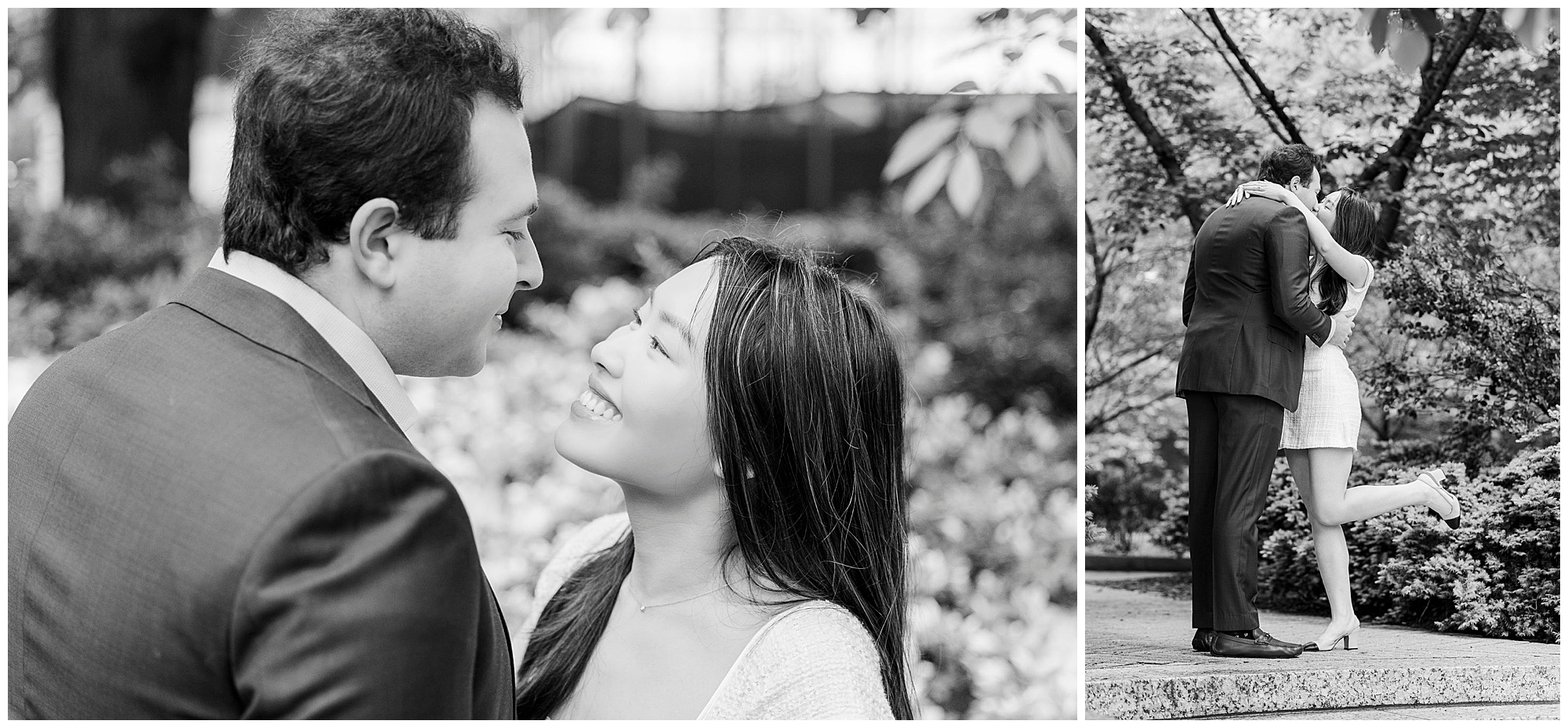 Beautiful engagement session at battery park