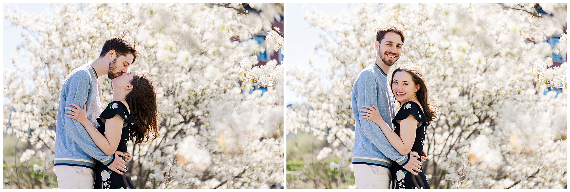 Breathtaking hudson riverwalk park engagement photos