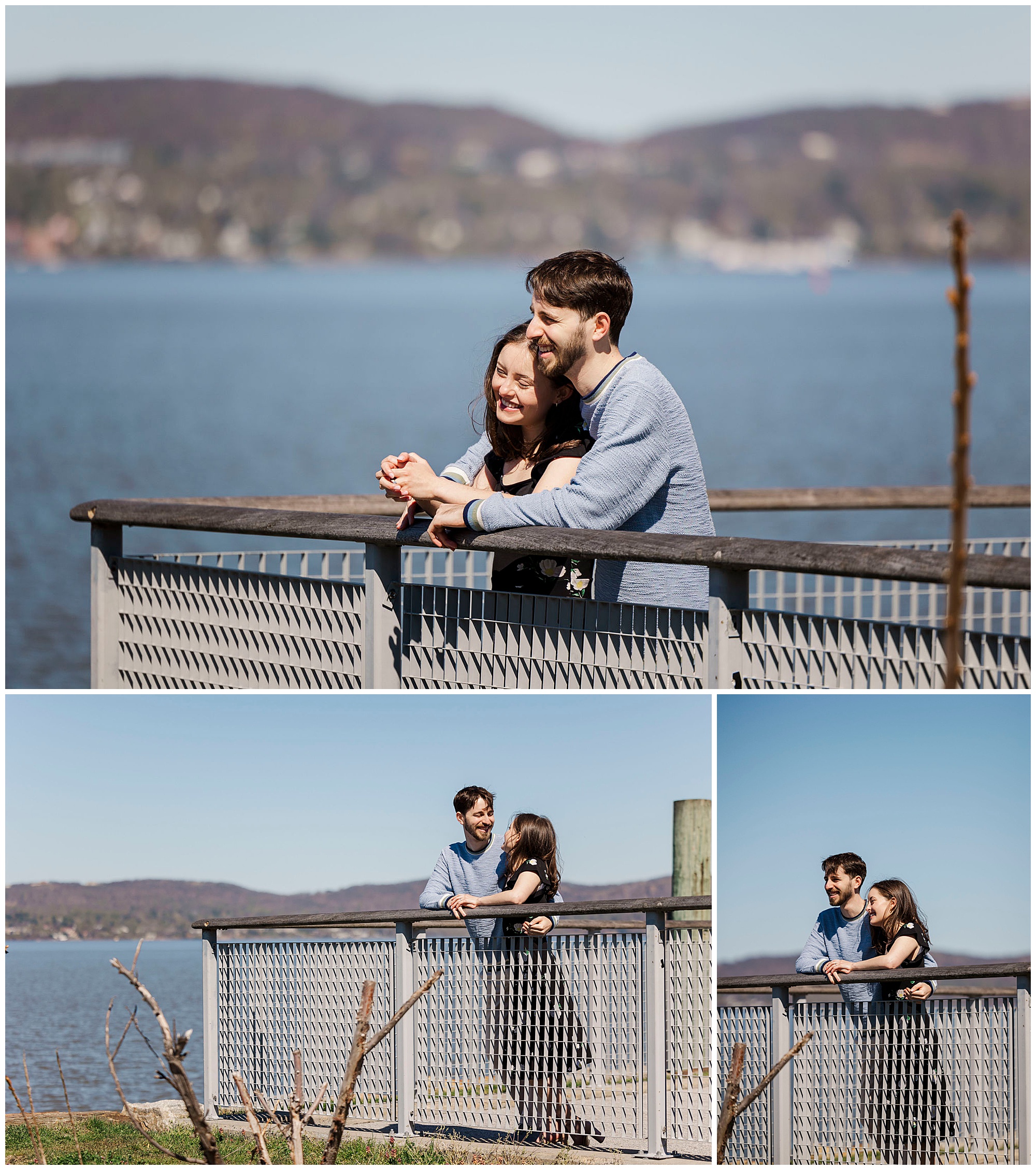 Amazing hudson riverwalk park engagement photos