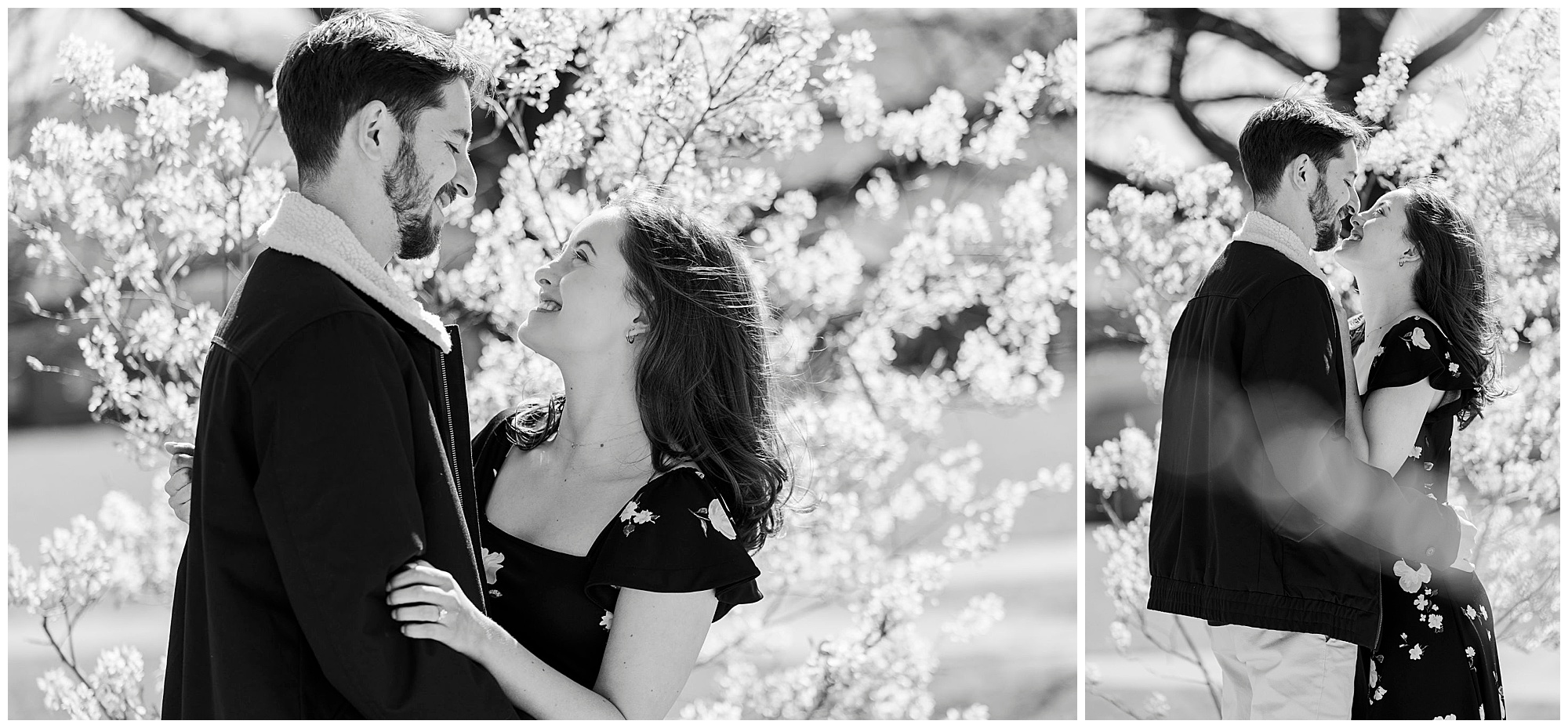 Iconic hudson riverwalk park engagement photos