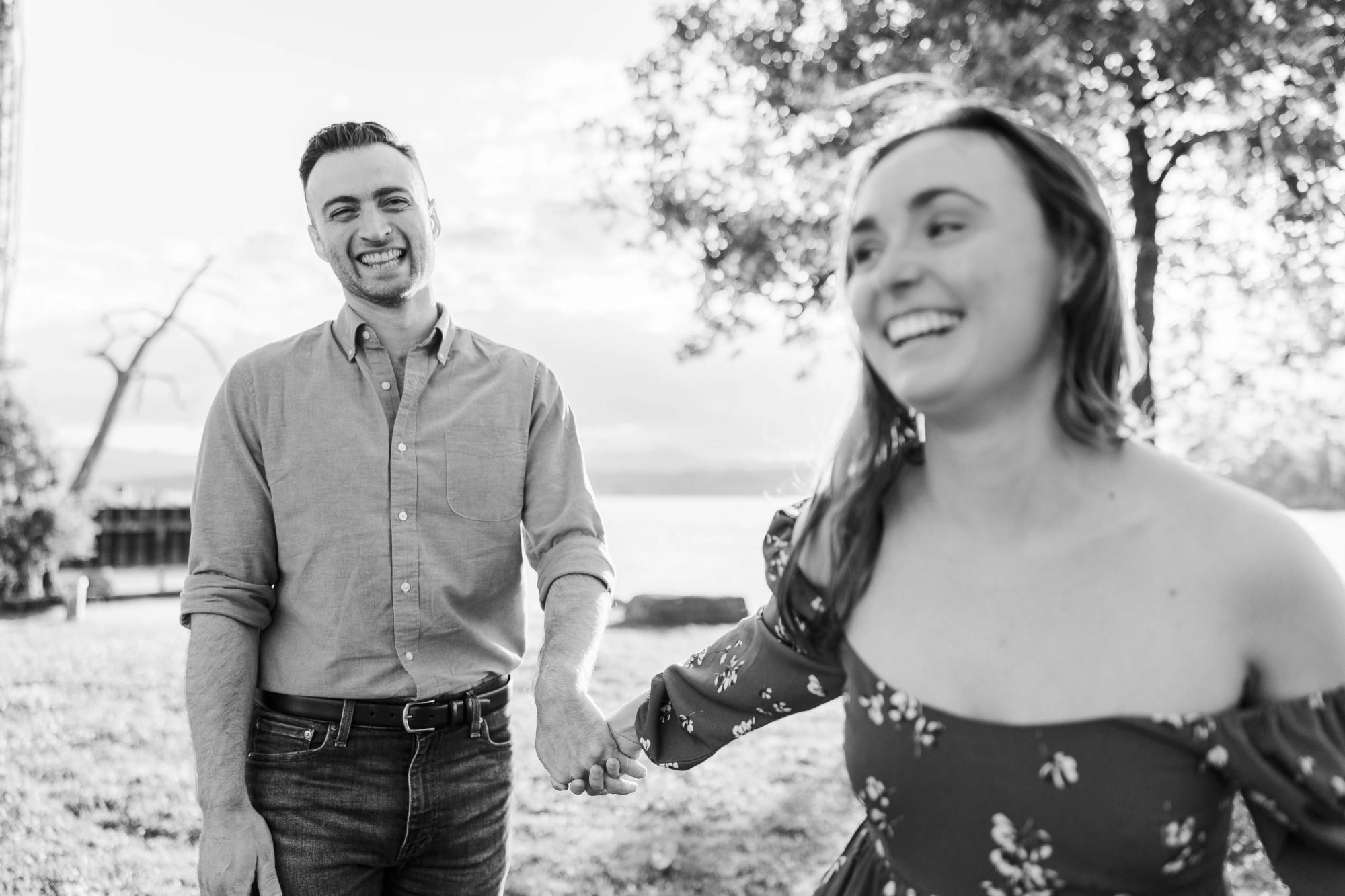 Fun-Filled engagement session in hudson new york