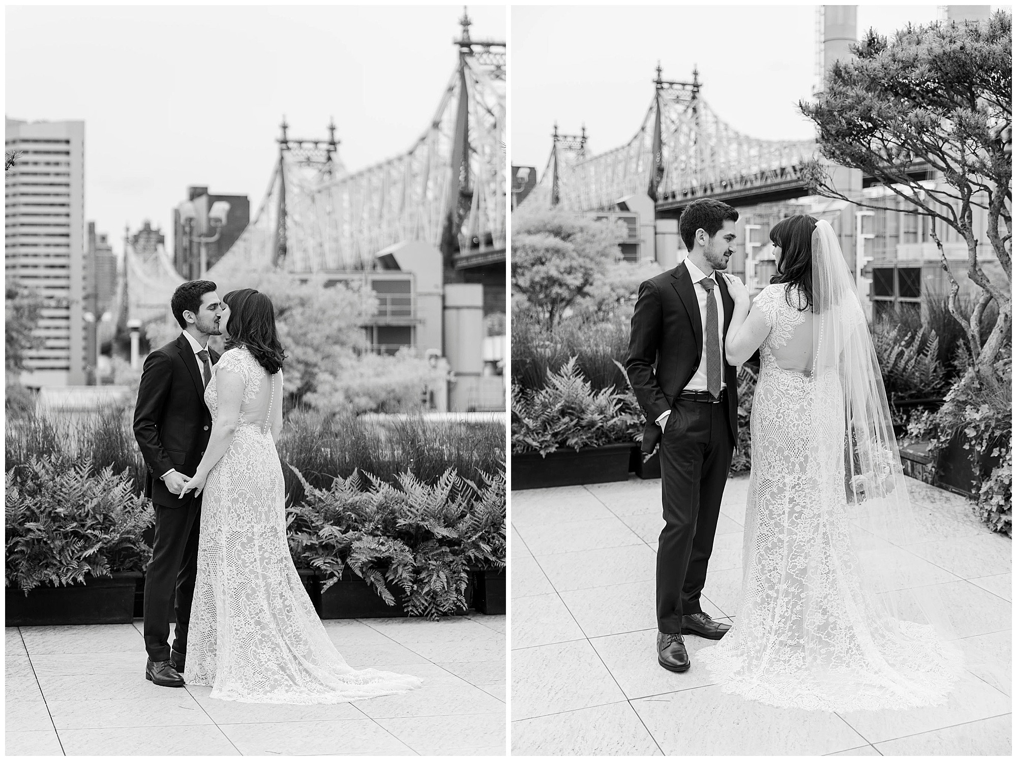 Romantic foundry wedding in long island city