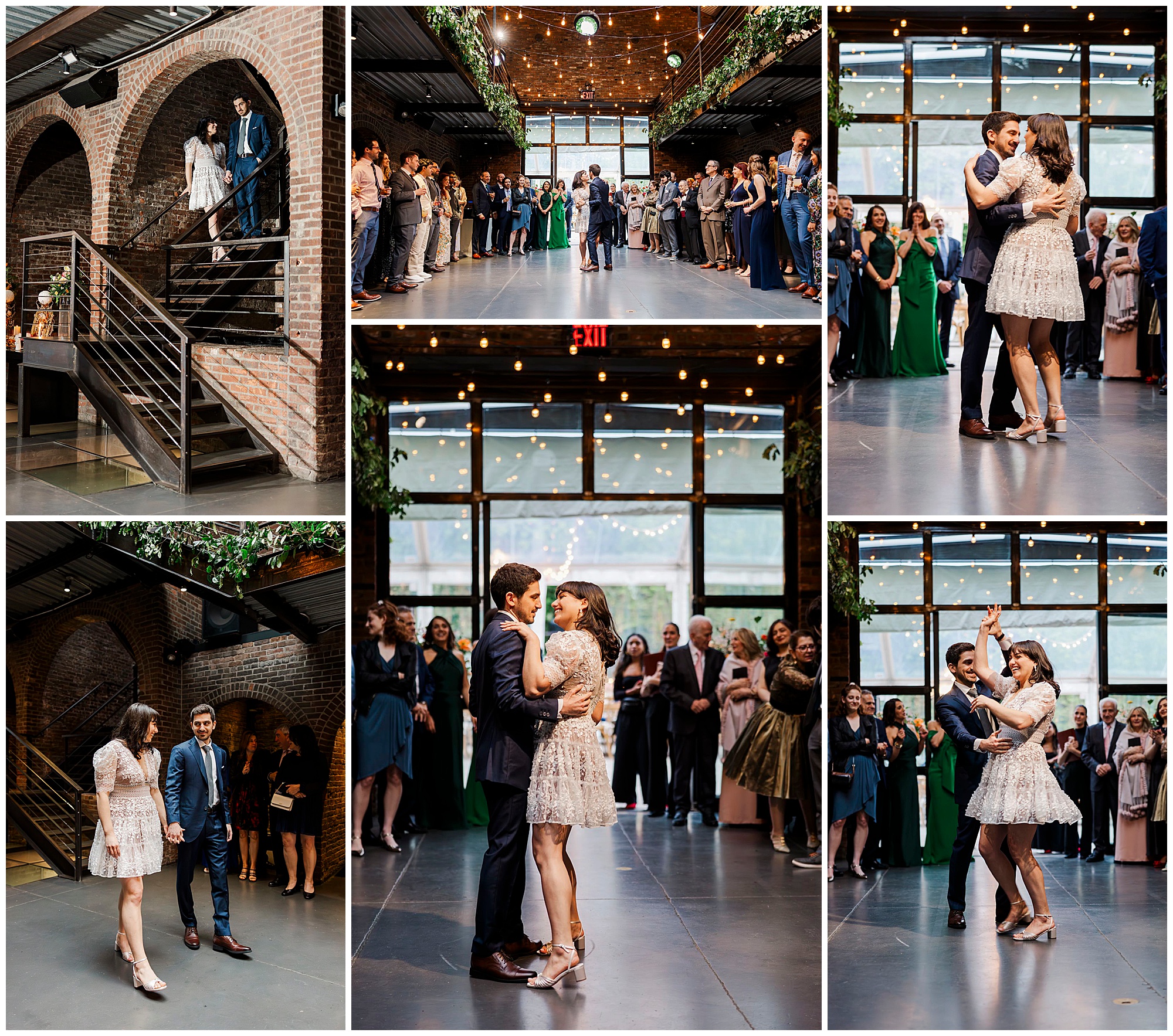 Magical foundry wedding in long island city