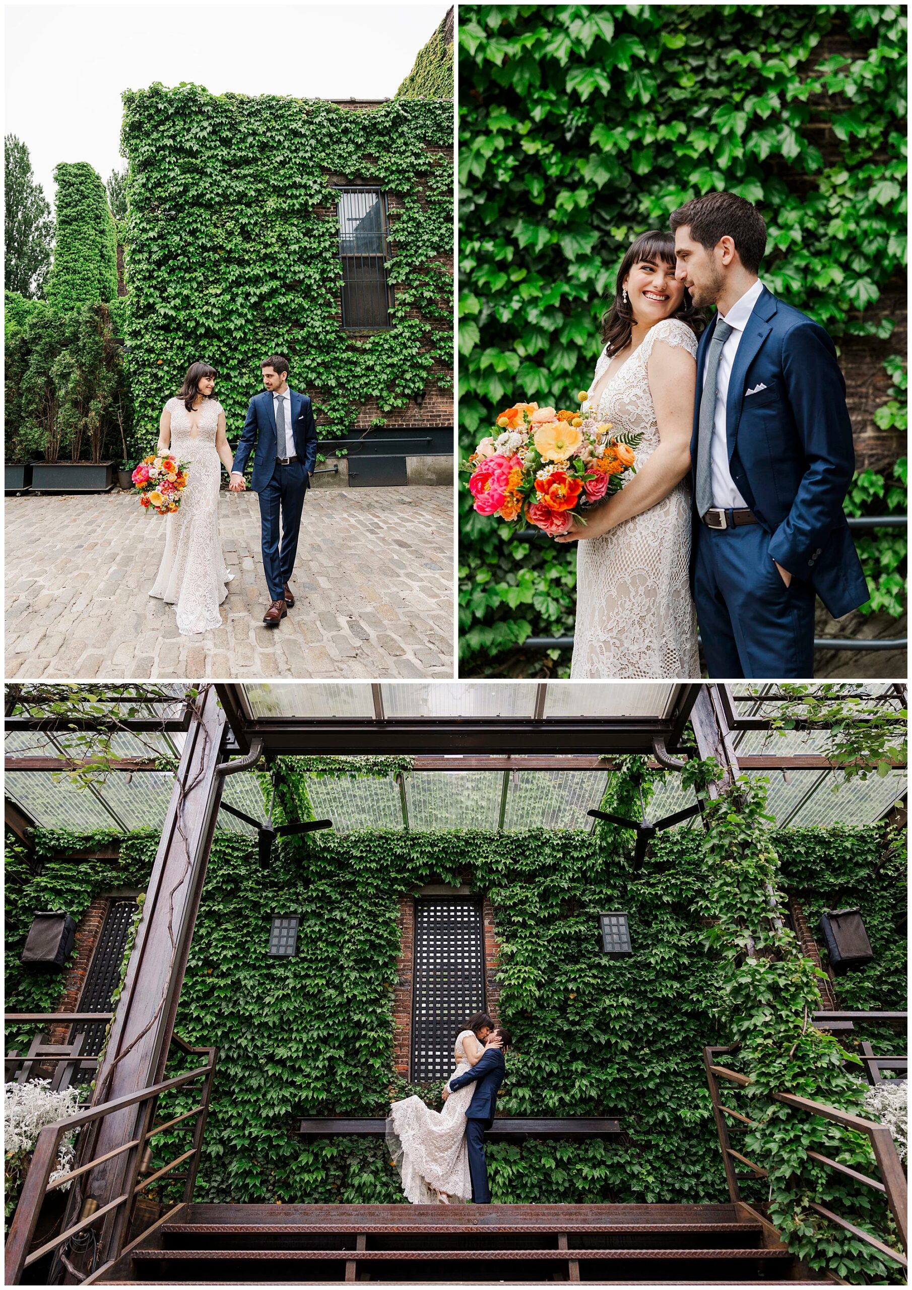 Incredible foundry wedding in long island city