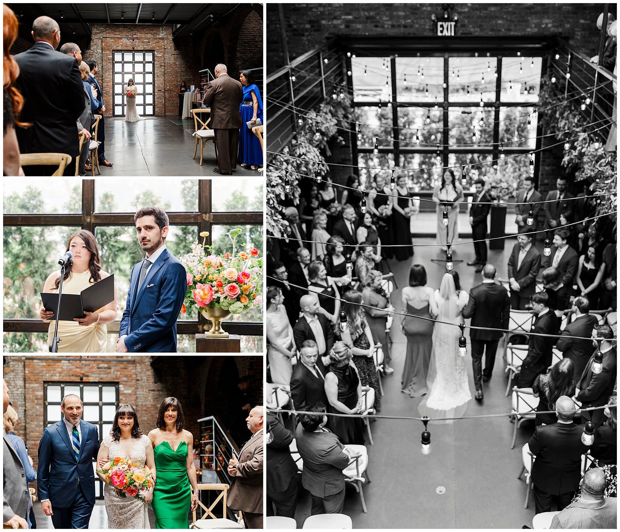 Sensational foundry wedding in long island city