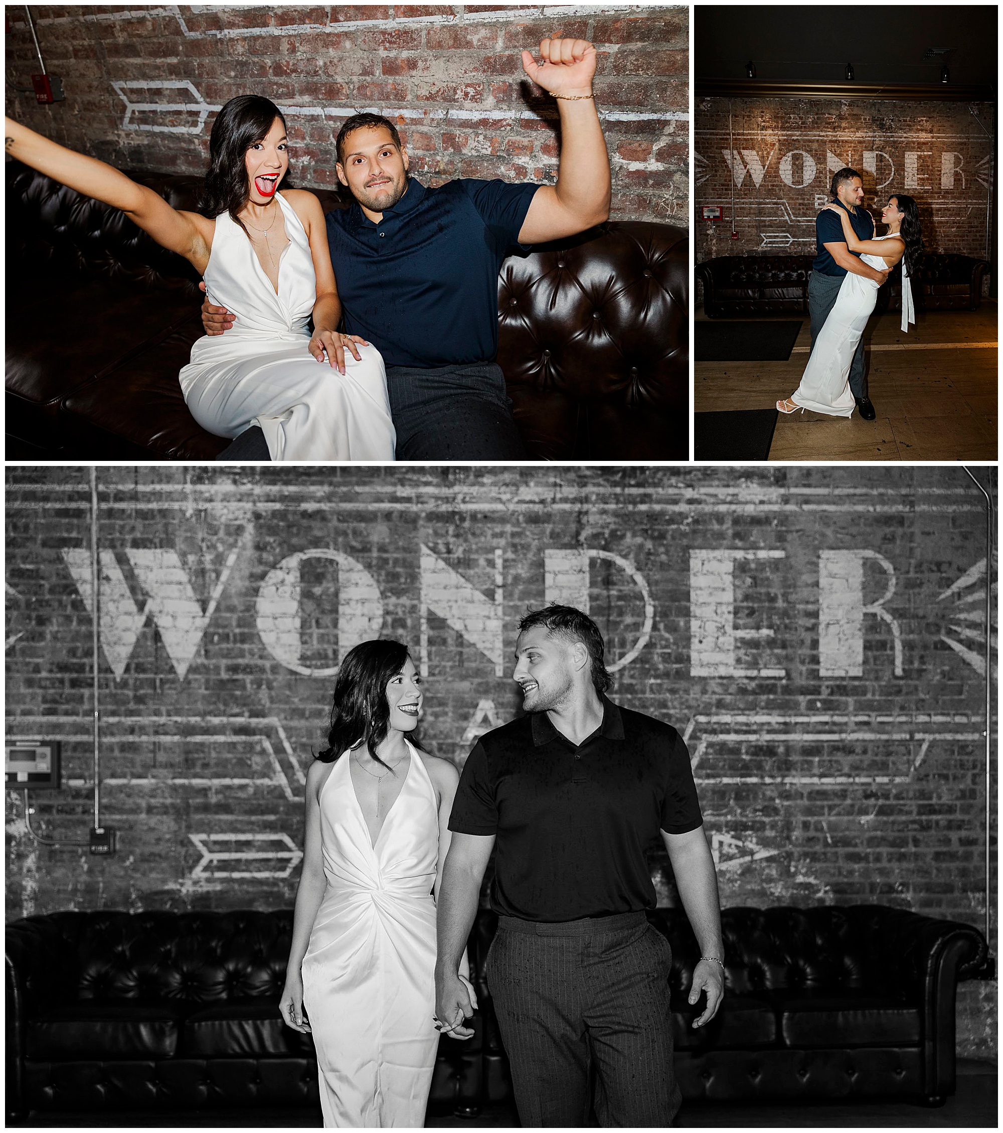 Stylish wonderbar rehearsal dinner photos