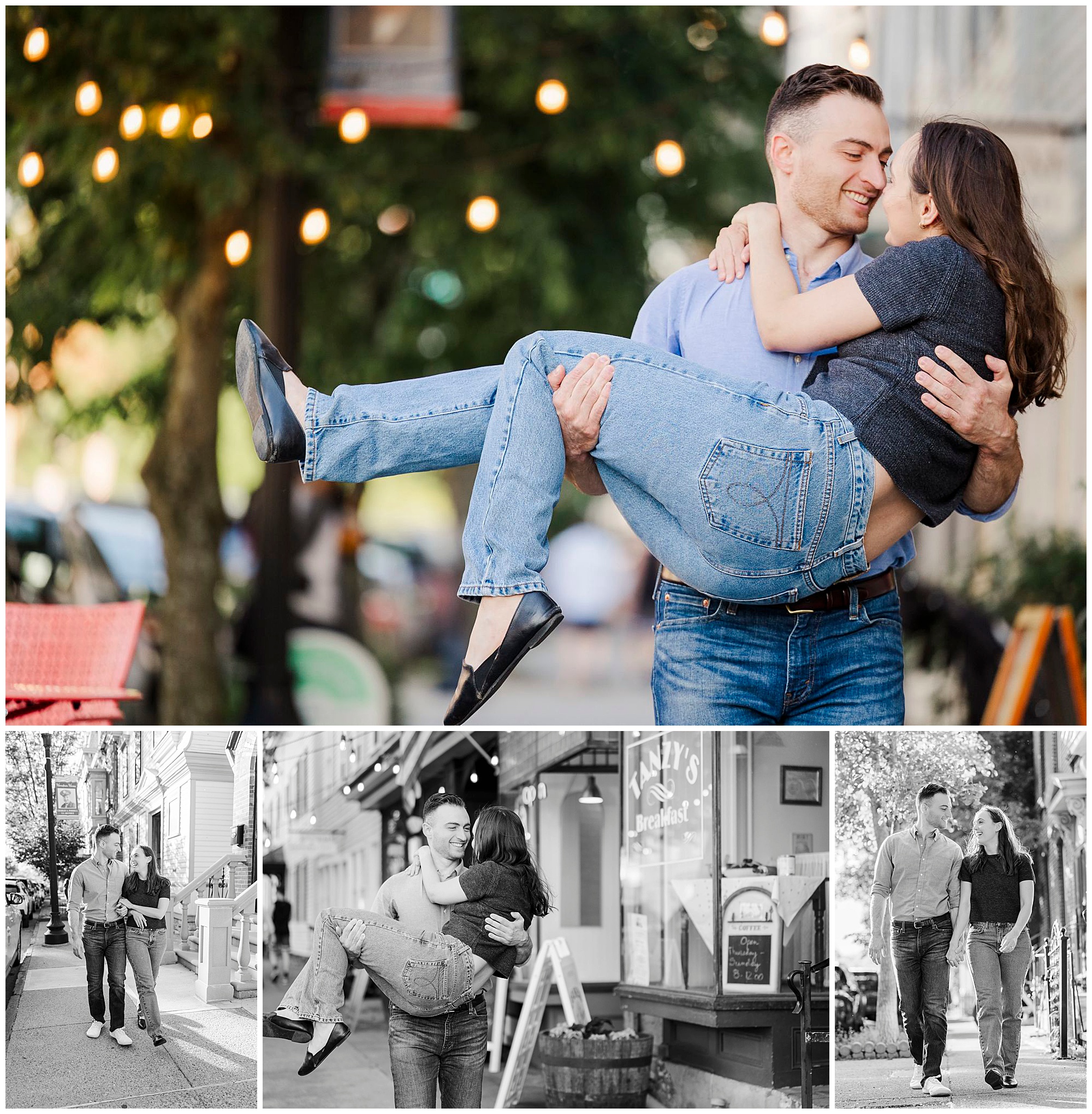 Breathtaking engagement session in hudson new york