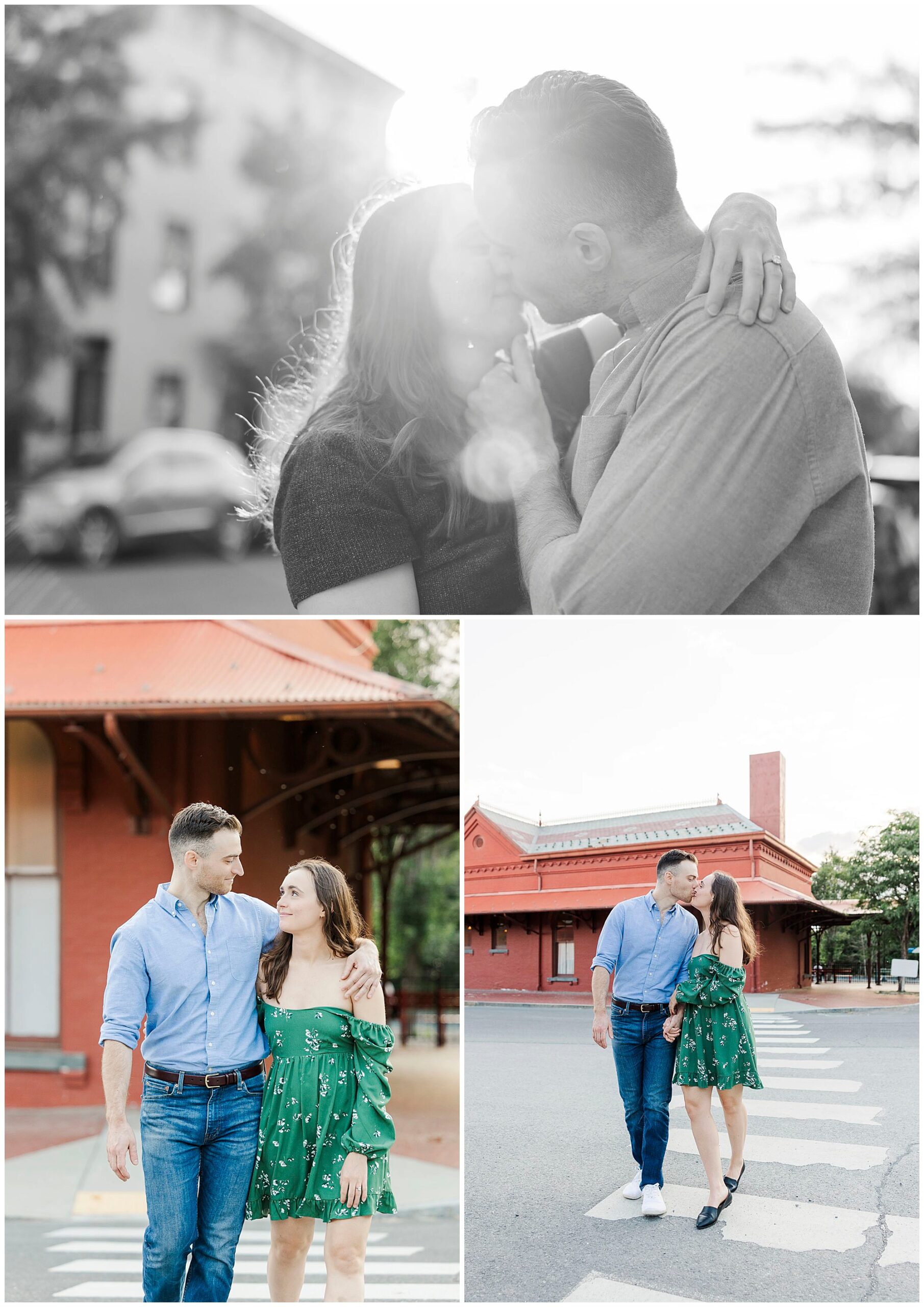 Timeless engagement session in hudson new york