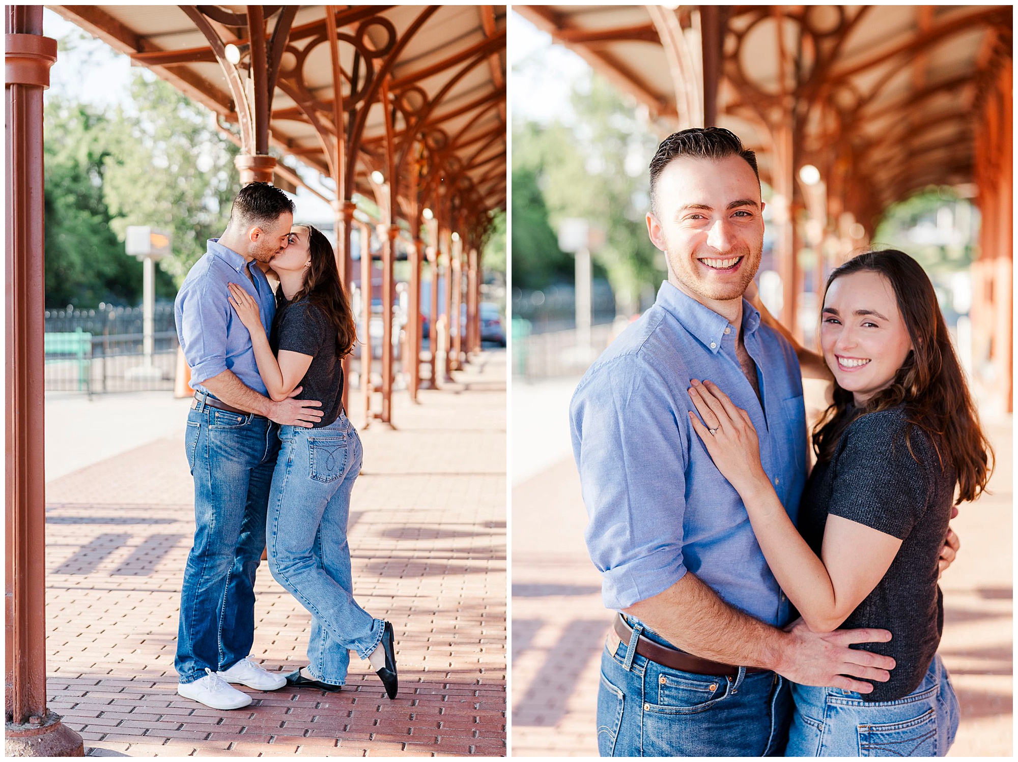 Whimsical engagement session in hudson new york