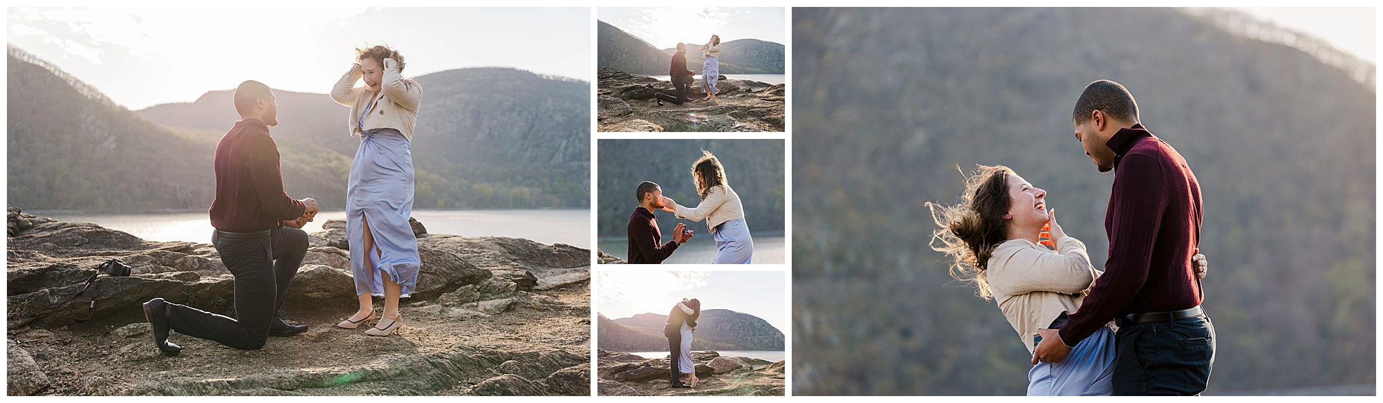 Fun-Filled cold spring proposal photos