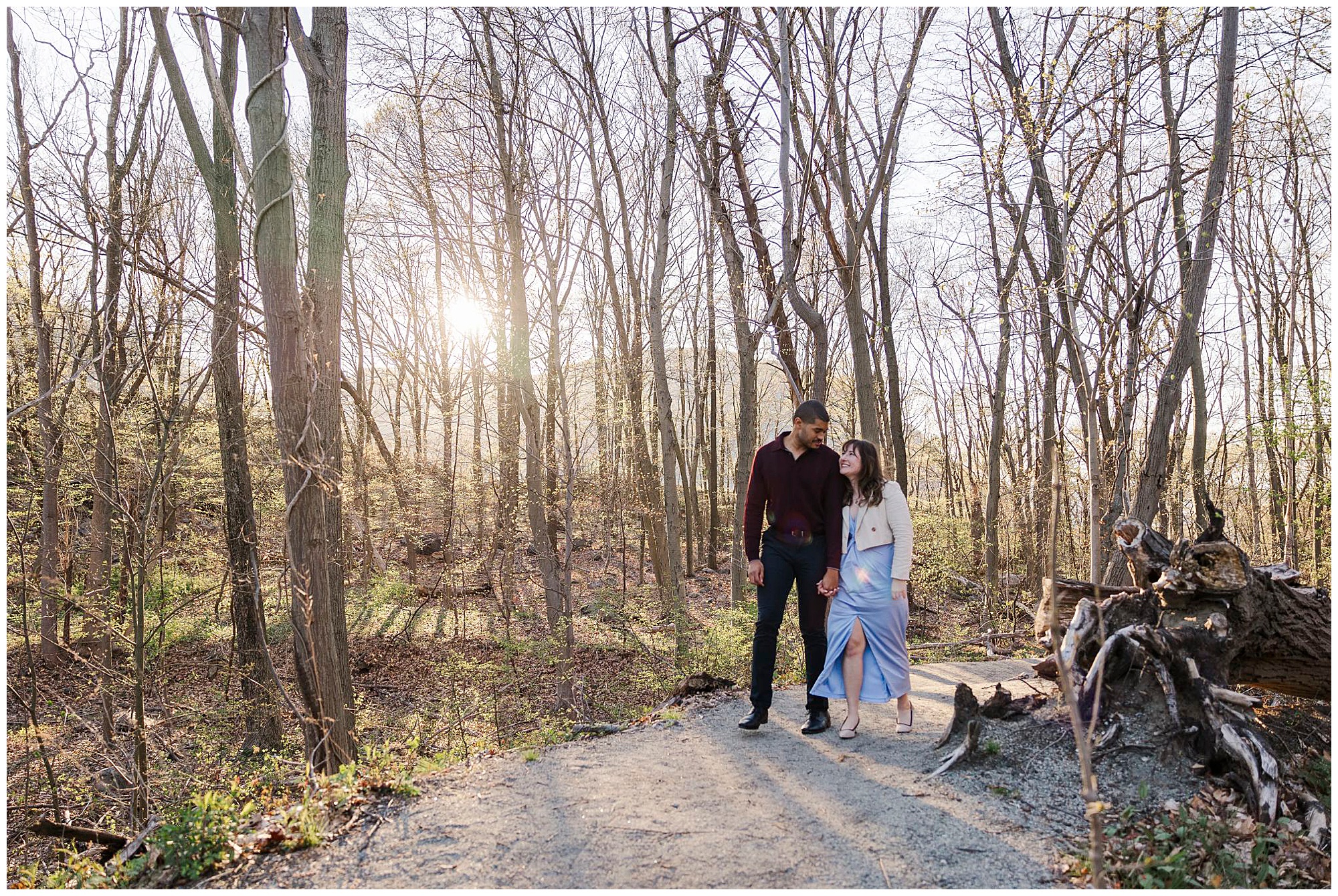 Breathtaking cold spring proposal photos