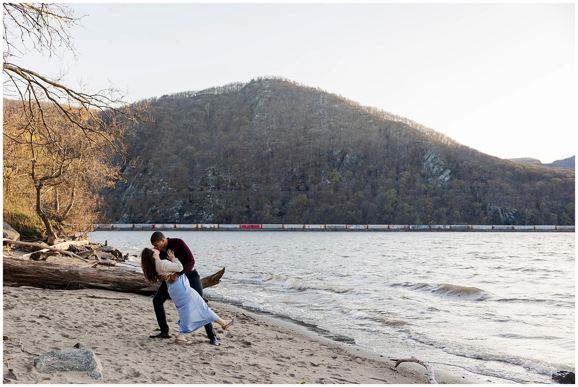 Fun cold spring proposal photos