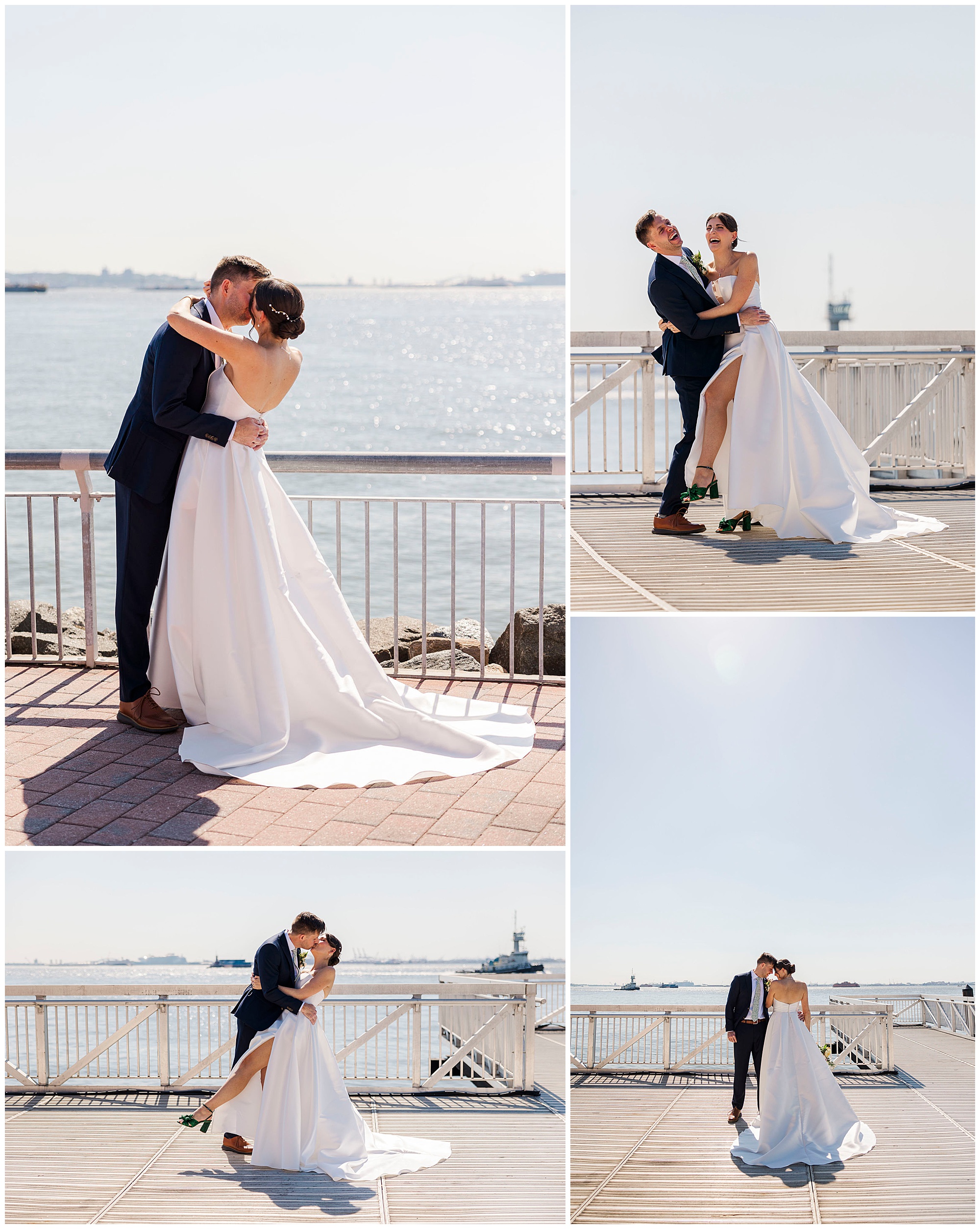 Incredible liberty warehouse wedding in brooklyn, NY