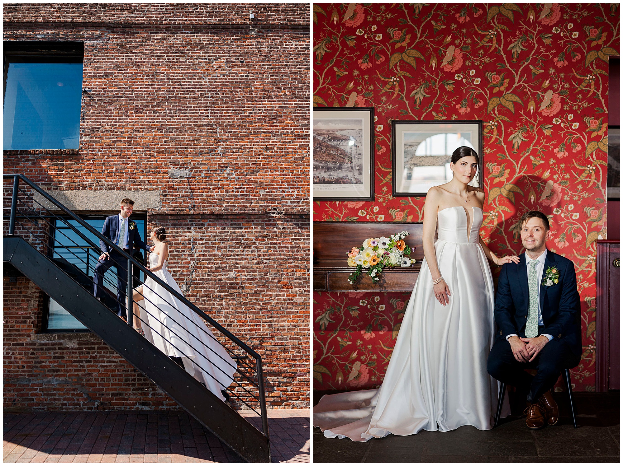 Amazing liberty warehouse wedding in brooklyn, NY