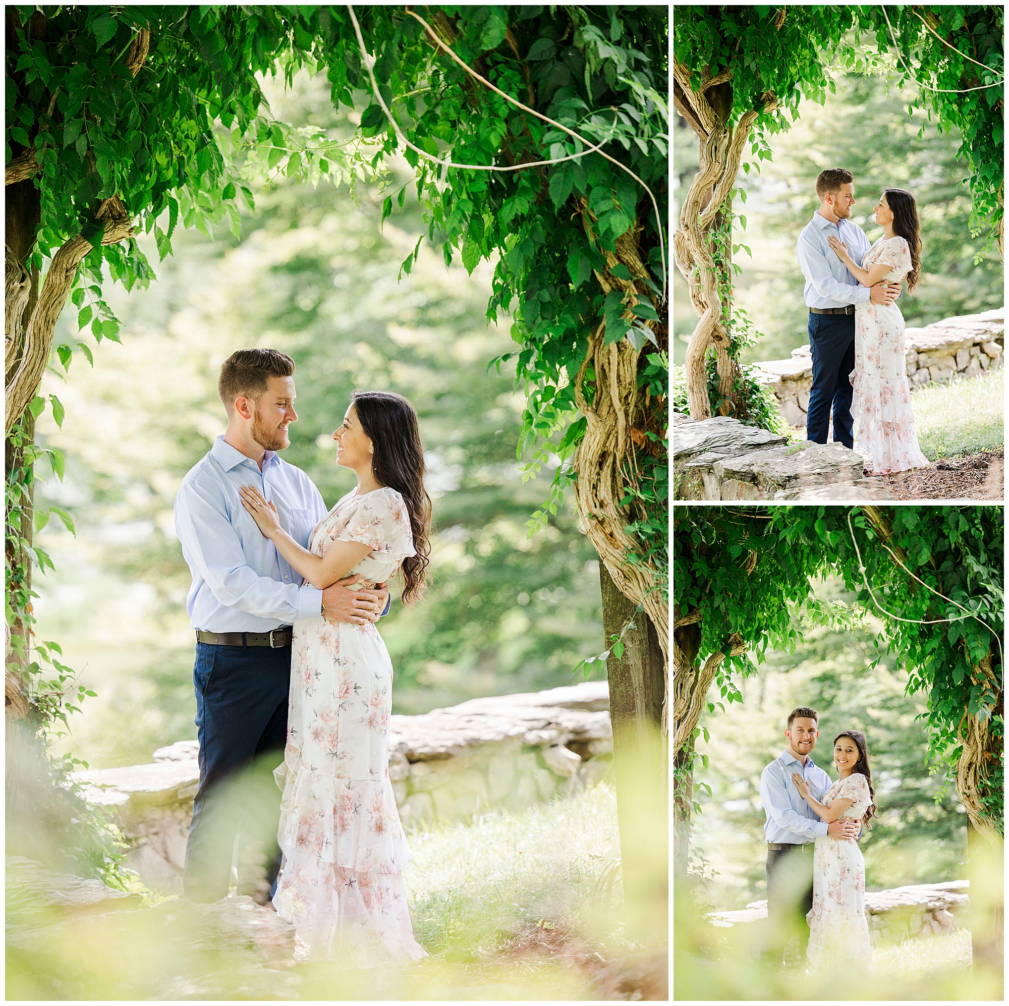 Joy-Filled innisfree garden engagement session