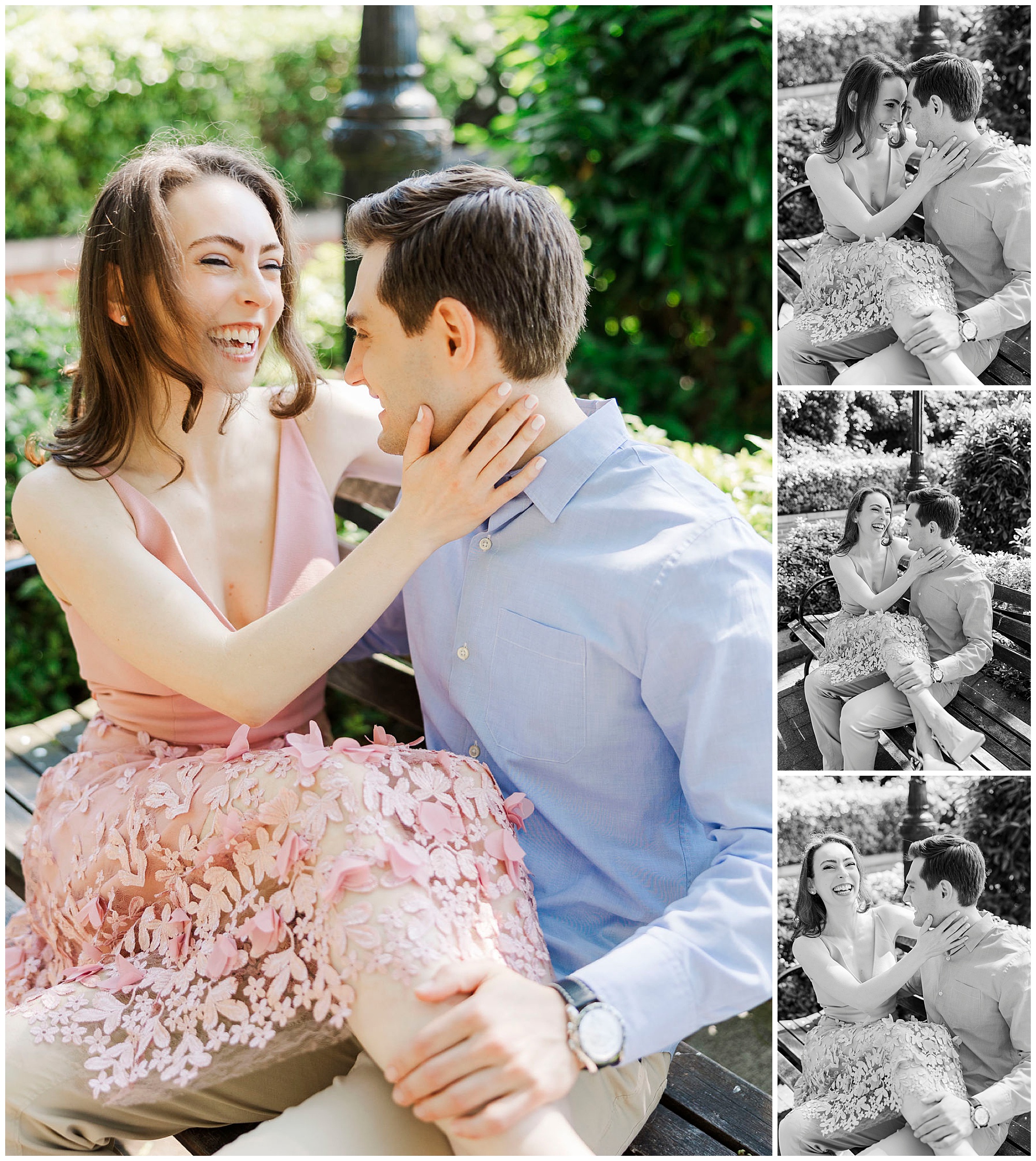 Personal sutton place park engagement photos in nyc