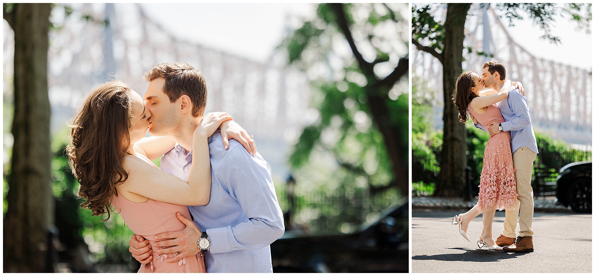 Elegant sutton place park engagement photos in nyc