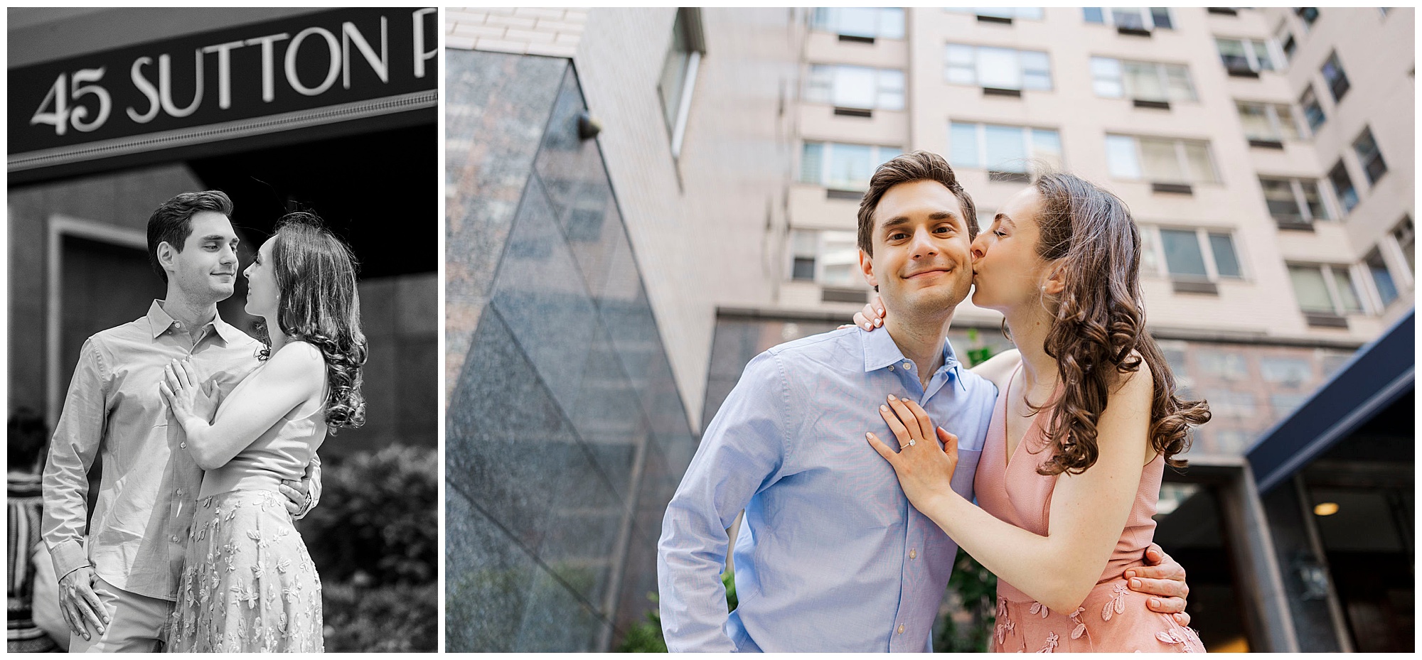 Darling sutton place park engagement photos in nyc