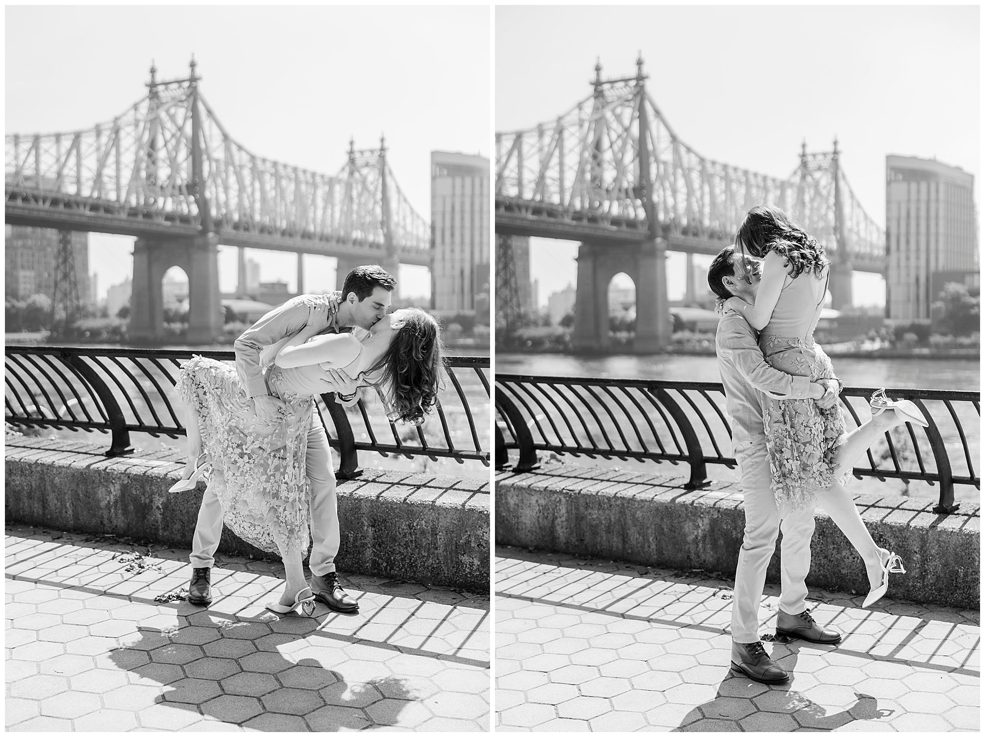 Dreamy sutton place park engagement photos in nyc