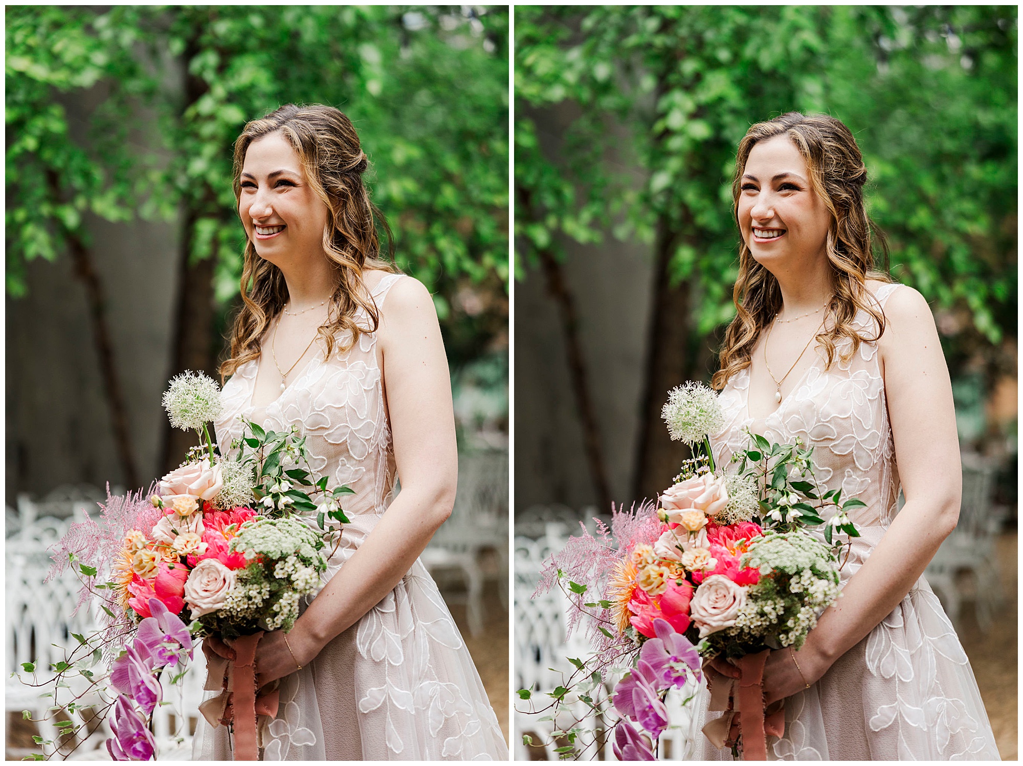 Radiant milk & roses wedding in new york