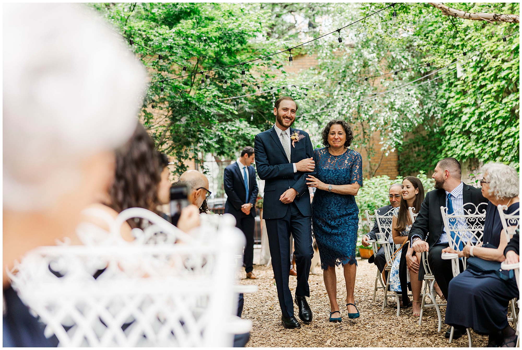 Whimsical milk & roses wedding in new york