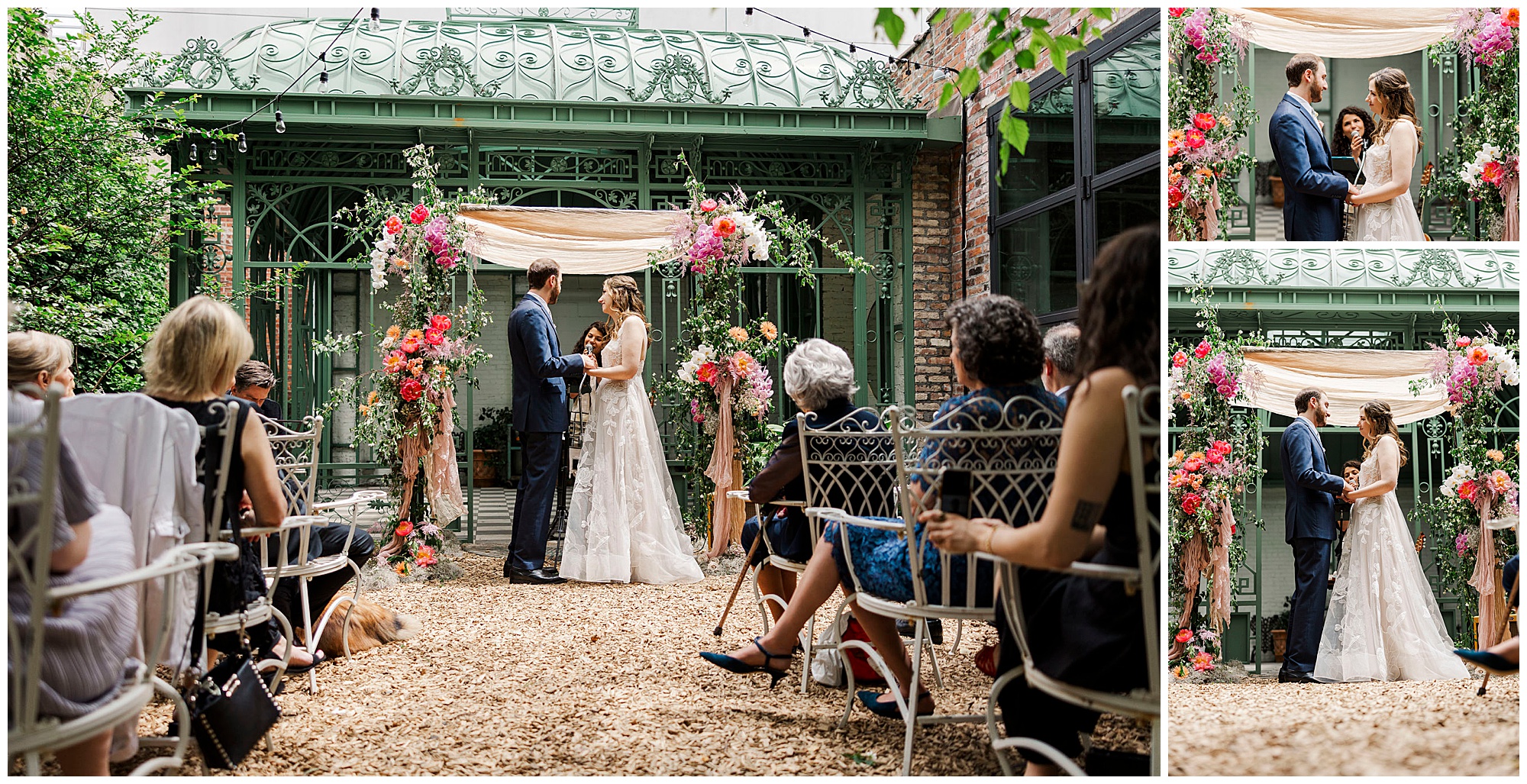 Magical milk & roses wedding in new york