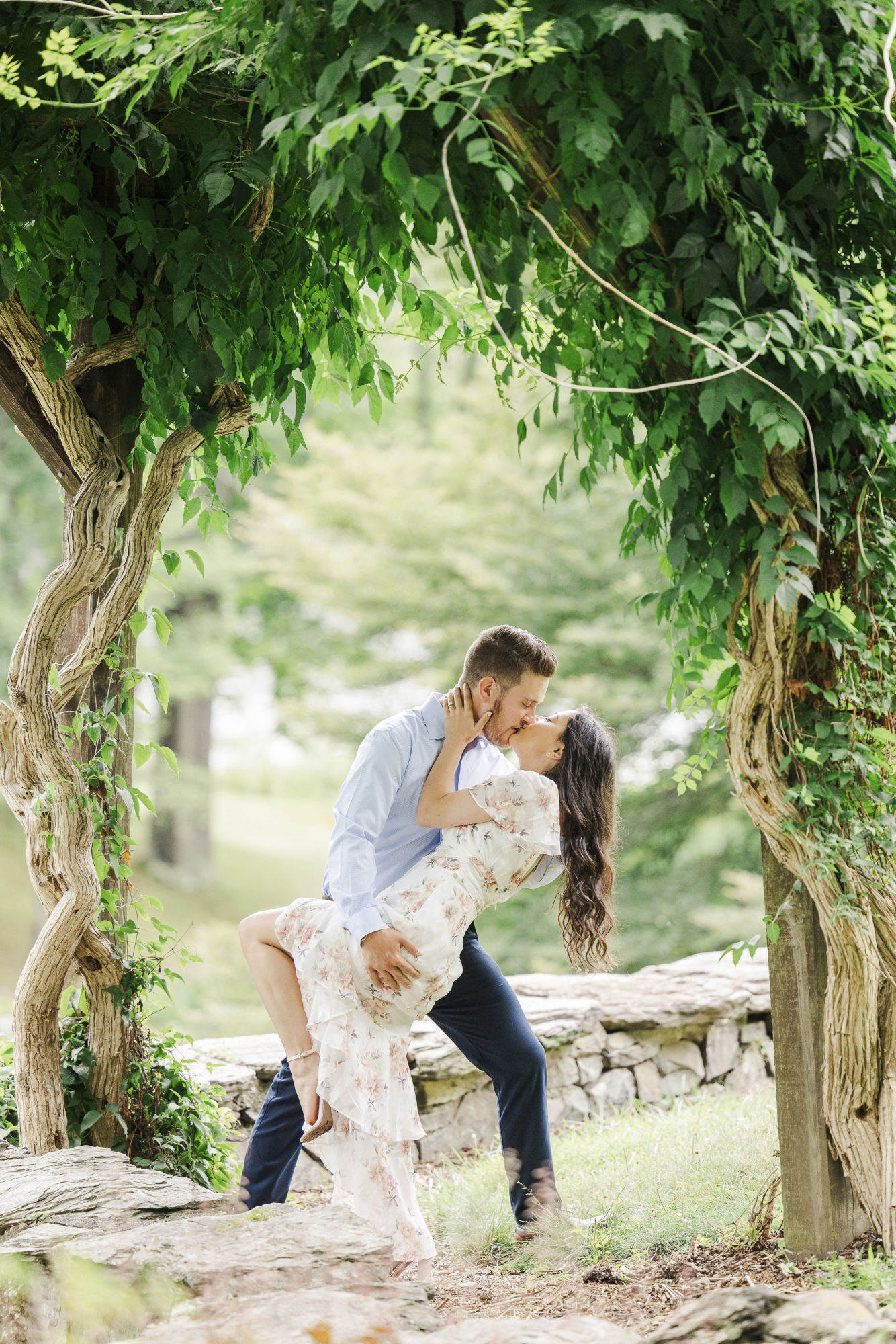 Wonderful innisfree garden engagement session